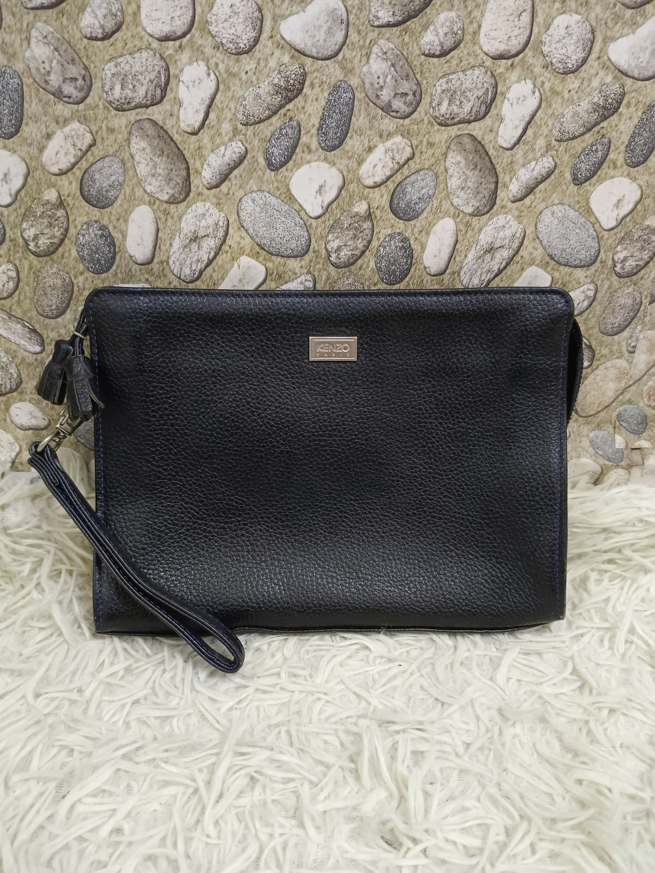 Kenzo KENZO PARIS LEATHER CLUTH BAG Size ONE SIZE - 2 Thumbnail