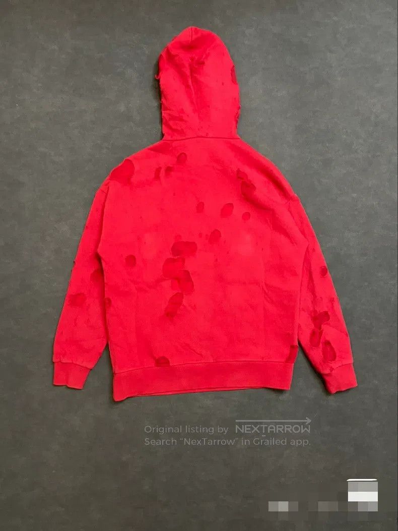 Givenchy Givenchy Rinse Washed Destroyed Hoodie / Hooded Sweatshirt Size US XS / EU 42 / 0 - 2 Thumbnail