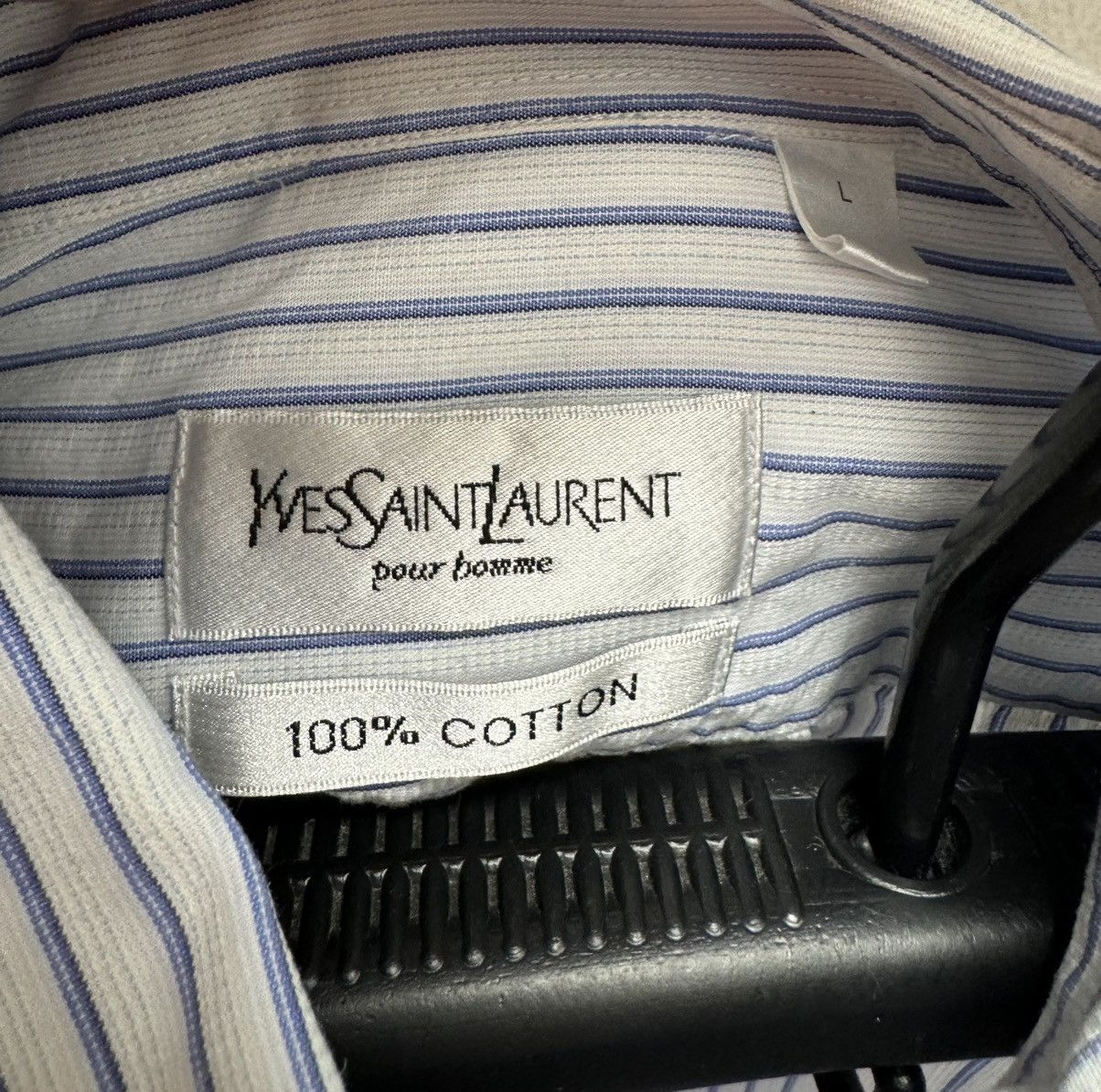 Yves Saint Laurent Yves Saint Laurent YSL pour home vintage longsleeve shirt L Size US L / EU 52-54 / 3 - 6 Thumbnail