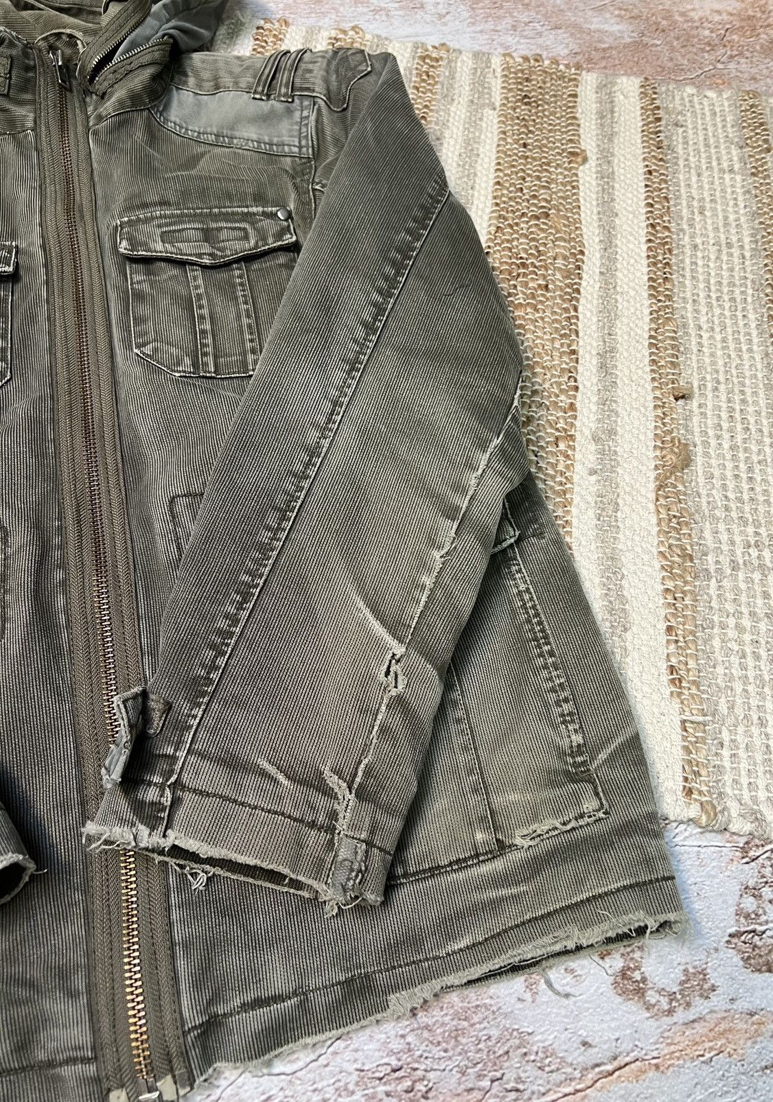 Japanese Brand × Le Grande Bleu (L.G.B.) Vintage Japanese distressed washed military jacket Size US S / EU 44-46 / 1 - 5 Thumbnail