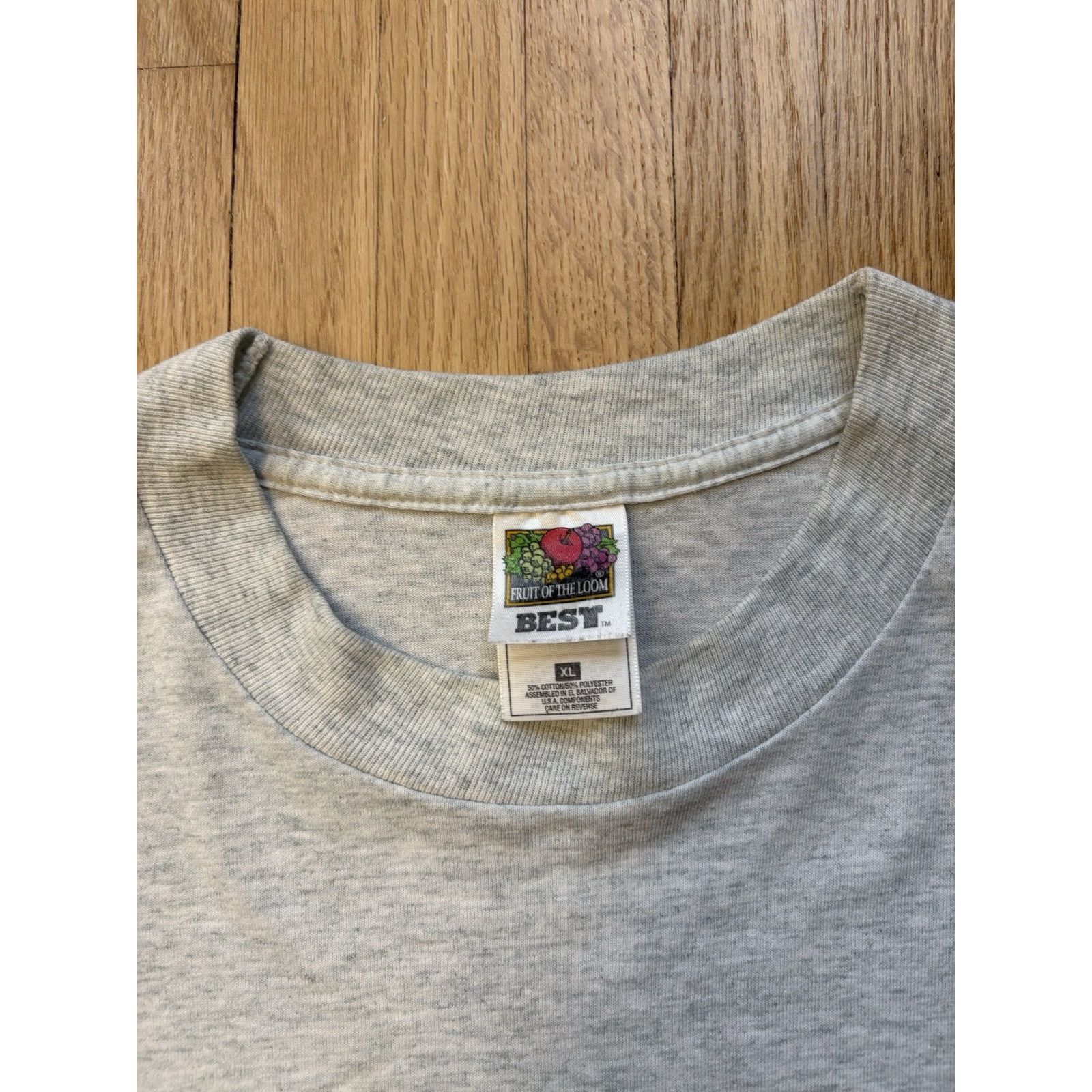 Fruit Of The Loom VTG Fruit Of The Loom Best T Shirt Men XL Grey Mental Health Size US XL / EU 56 / 4 - 4 Thumbnail