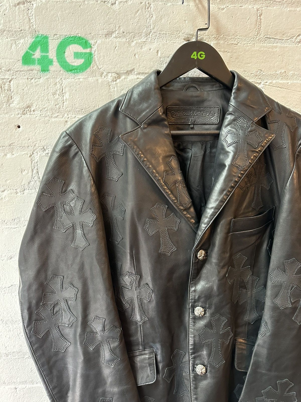Chrome Hearts CHROME HEARTS 60 CROSS FLOODED JACKET Size US L / EU 52-54 / 3 - 5 Thumbnail