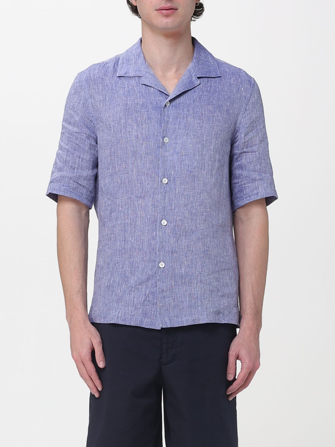 Brunello Cucinelli Brunello Cucinelli Shirt Men Denim Size US L / EU 52-54 / 3 - 1 Thumbnail