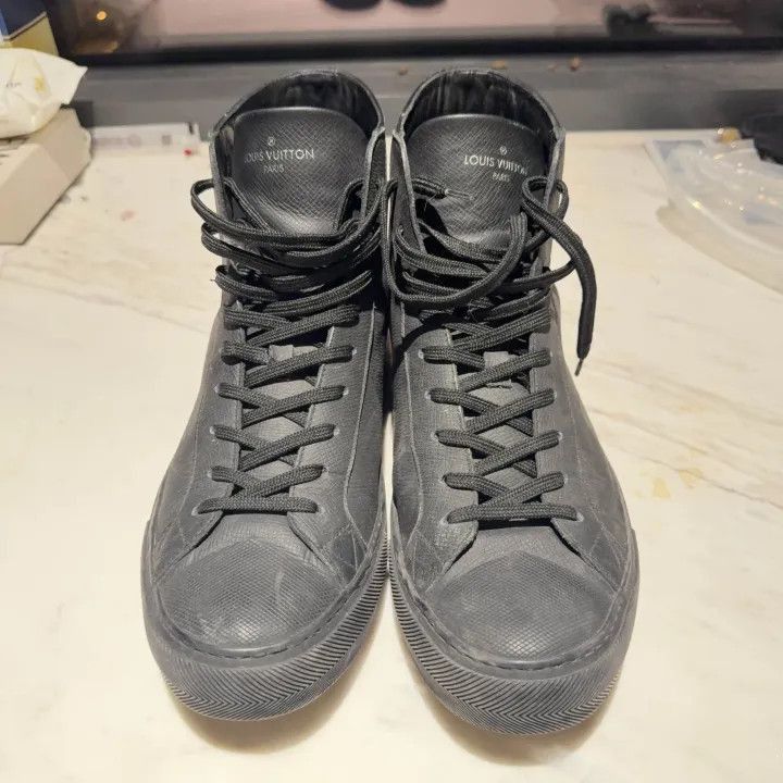 Louis Vuitton Louis Vuitton Tattoo High-Top Sneakers for All -2508 Size US 8.5 / EU 41-42 - 2 Thumbnail