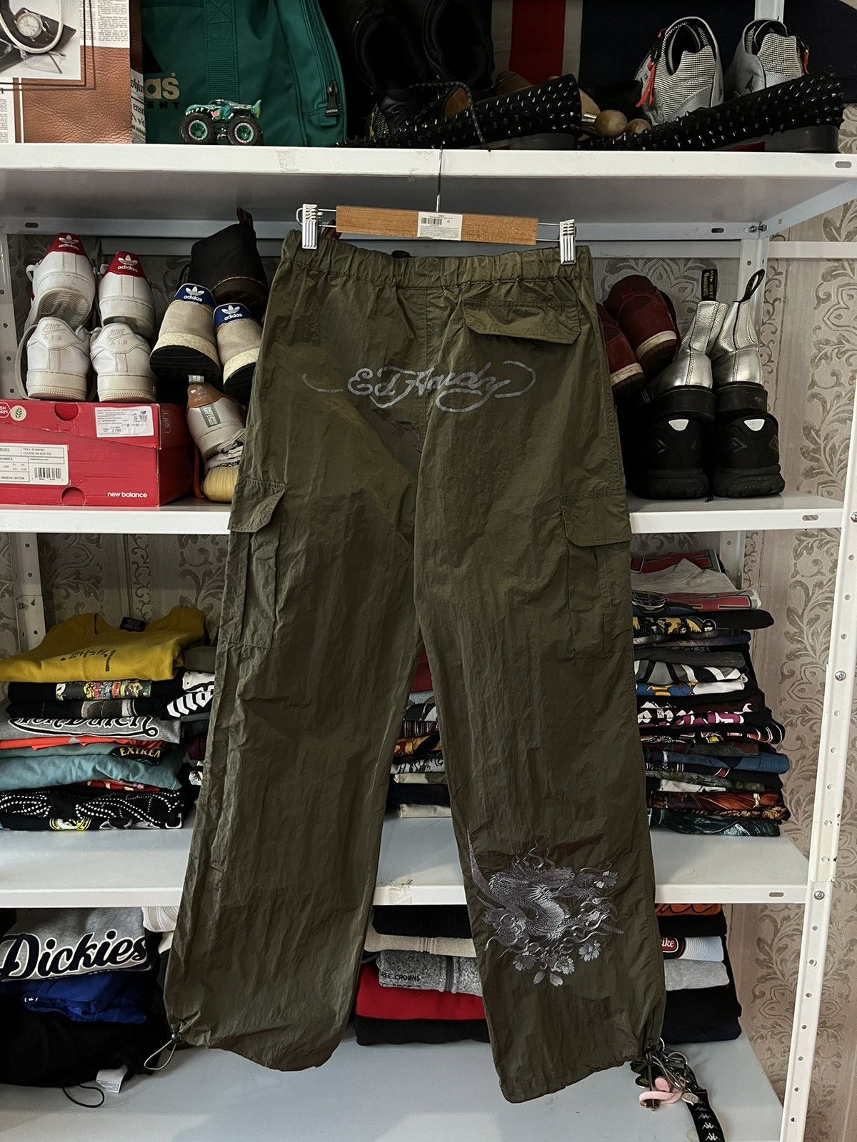 Vintage Ed hardy Carho Sweatpants Big Logo Dragon