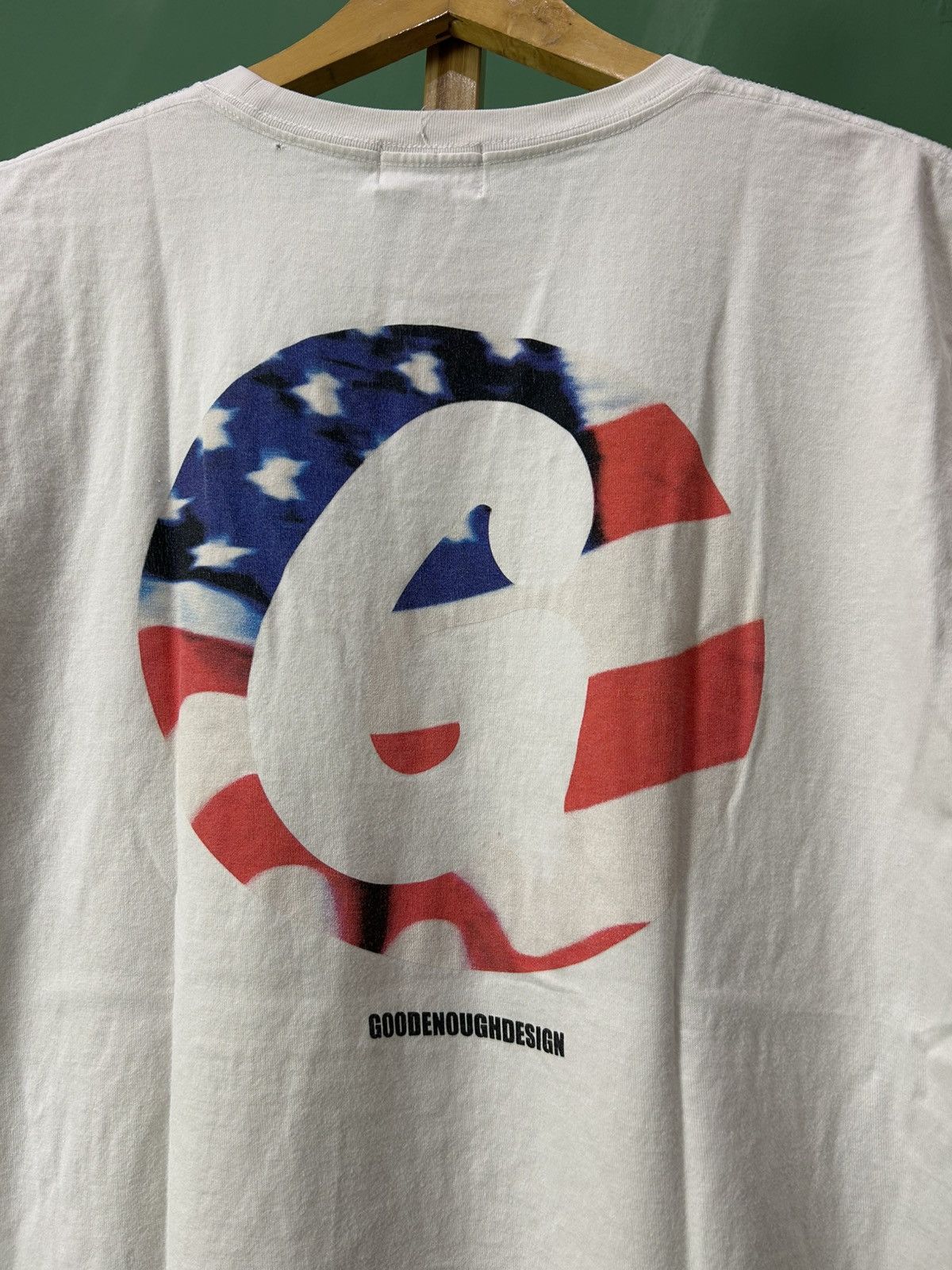 GOODENOUGH GOODENOUGH American Flag Hiroshi Fujiwara Vintage Tee Size US L / EU 52-54 / 3 - 3 Thumbnail