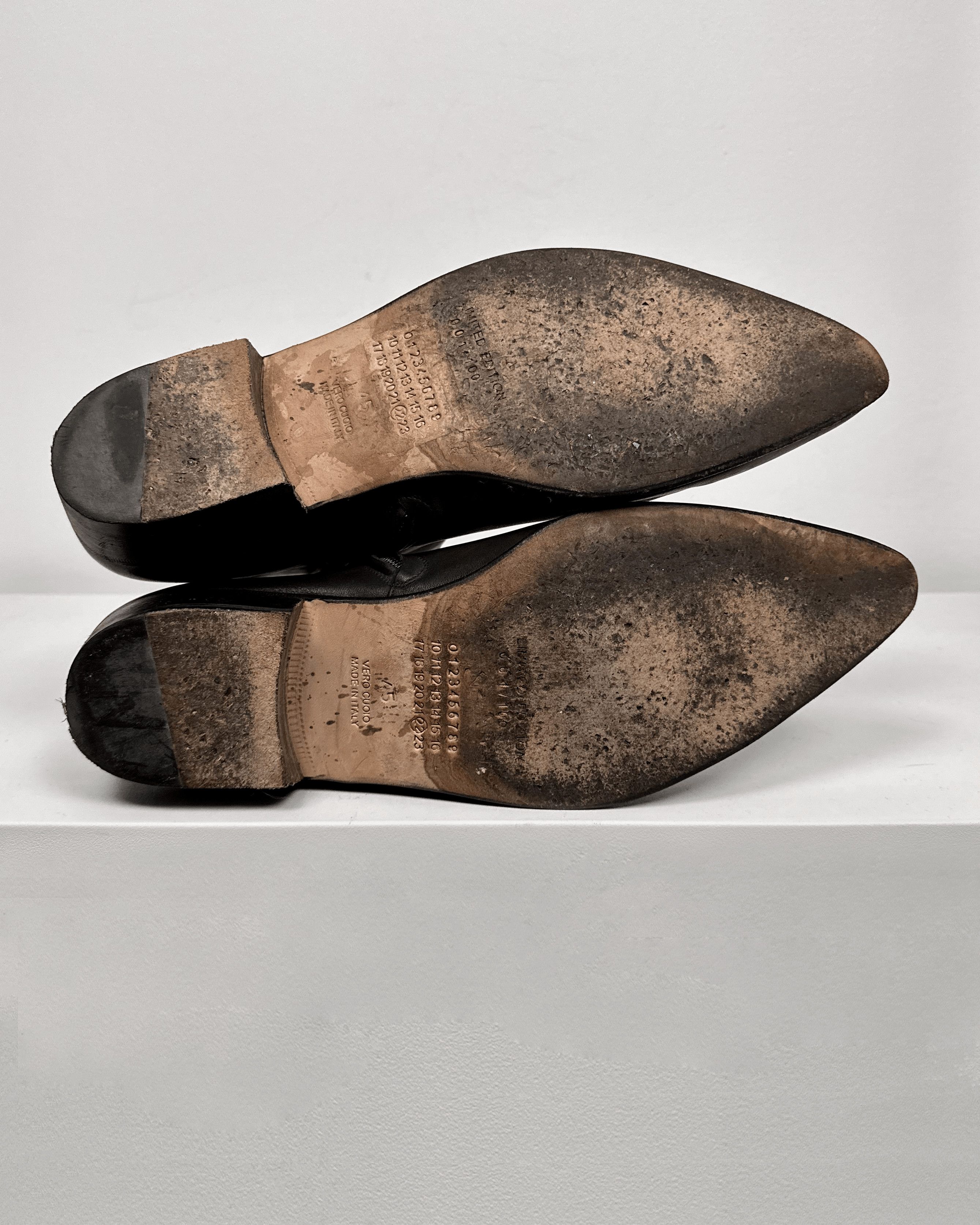 Maison Margiela Maison Martin Margiela Skull Hand-Painted Boots Size US 12.5 / EU 45-46 - 4 Thumbnail