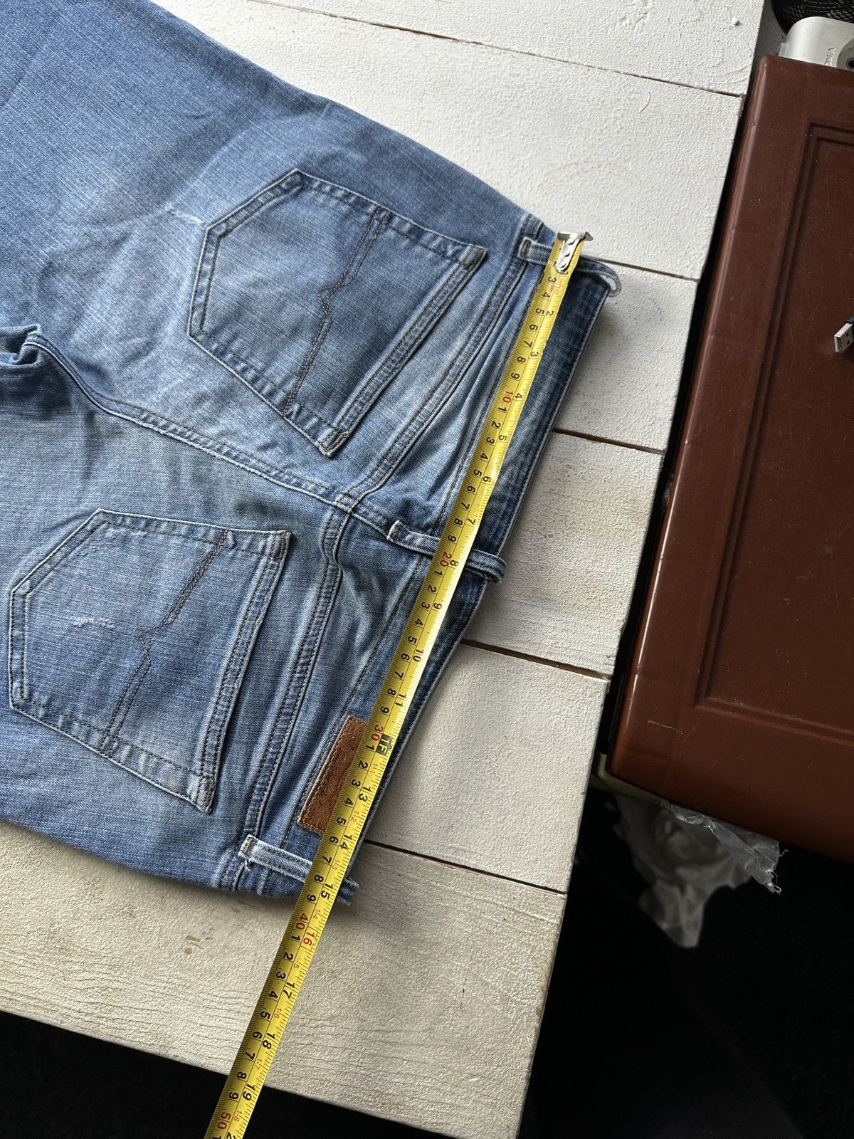 Diesel 🚨 DIESEL AVANT GARDE GOTHIC WOMEN JEANS LOGO IFSIXWASNINE Size 30" / US 8 / IT 44 - 12 Thumbnail