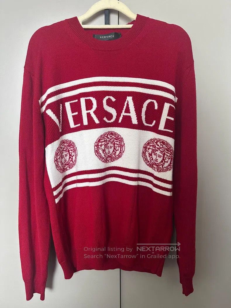 Versace Versace Men's wool sweater Size US S / EU 44-46 / 1 - 1 Thumbnail