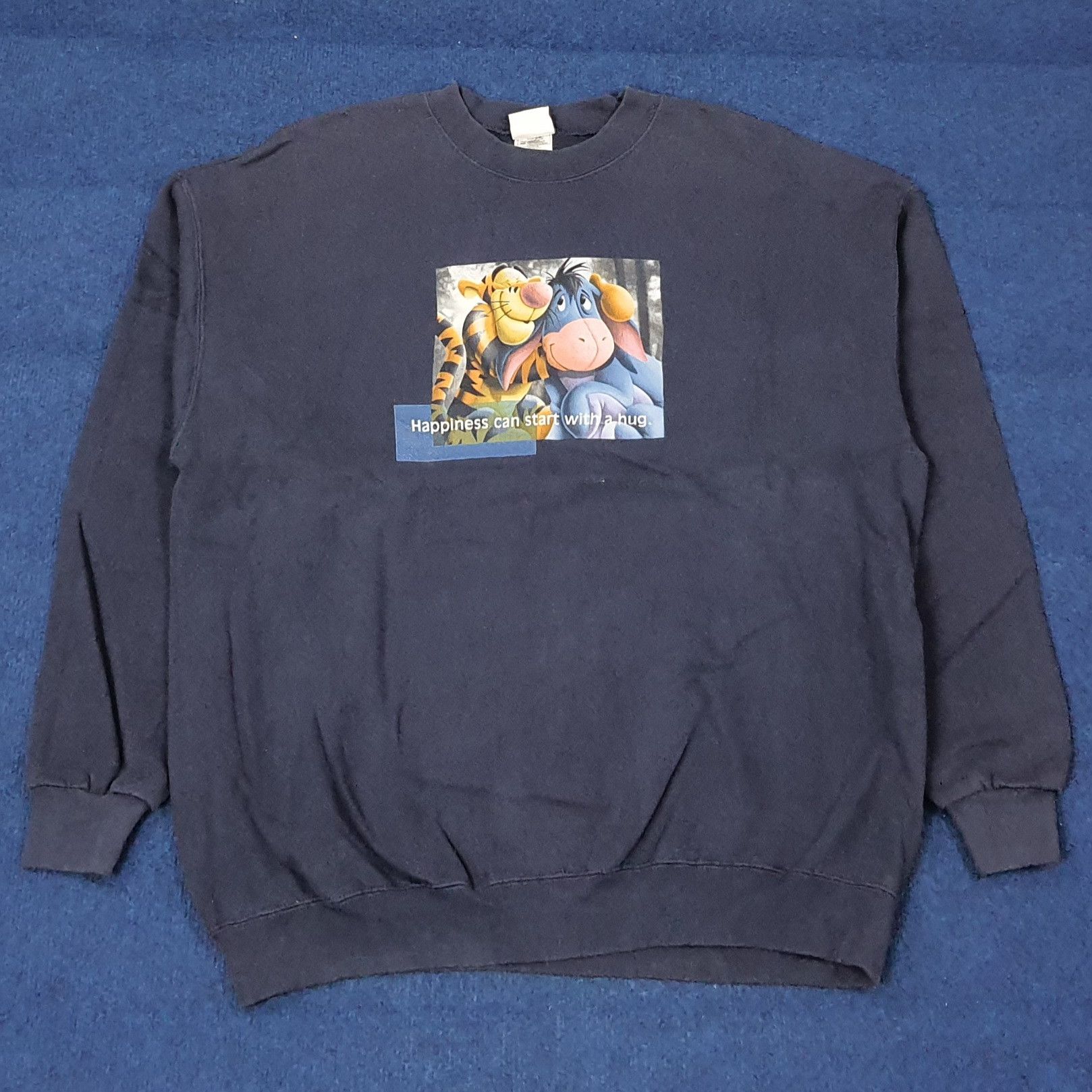 Disney Vintage Disney Tigger and Eeyore Photo Sweatshirt C262N3 Size US XL / EU 56 / 4 - 1 Thumbnail