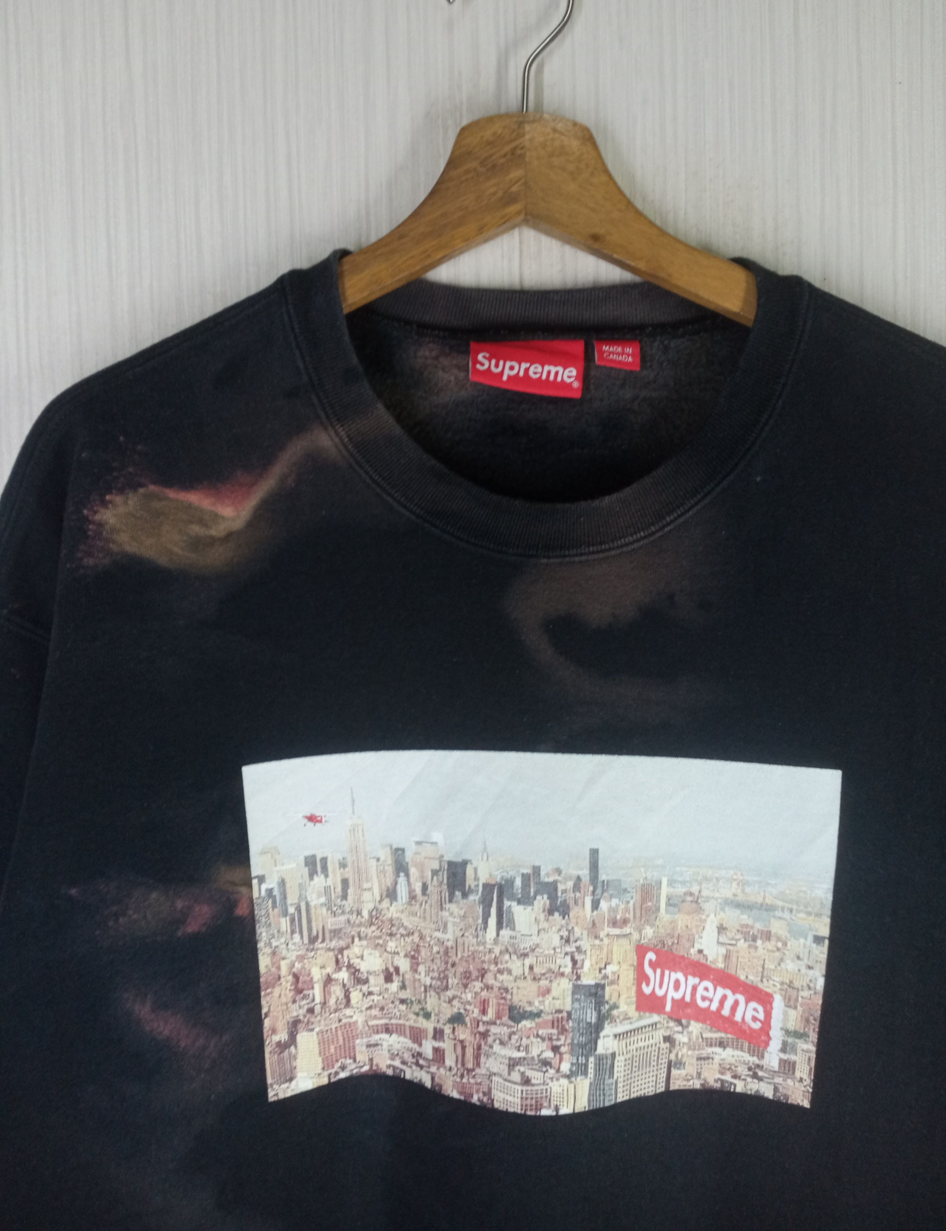 Supreme Supreme Aerial Crewneck Faded Sweatshirt Size US M / EU 48-50 / 2 - 2 Thumbnail