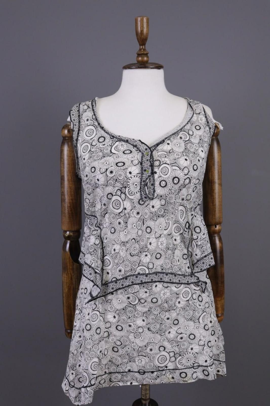 Designer Cop Copine Sirvate Summer A-Line Tank Tunic Dress Size 40 Size M / US 6-8 / IT 42-44 - 1 Thumbnail