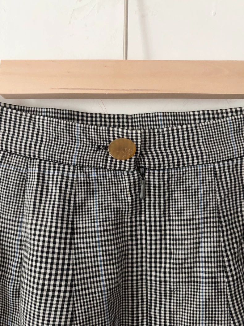 Vivienne Westwood Vivienne Westwood SizeUK10/US8 Gray checkered half dress Size 27" / US 4 / IT 40 - 5 Thumbnail