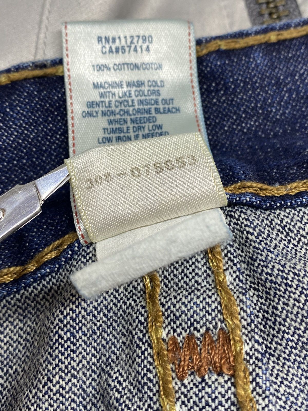 True Religion True Religion Ricky Jeans Made In USA Straight Stitched Y2K Size US 34 / EU 50 - 21 Thumbnail