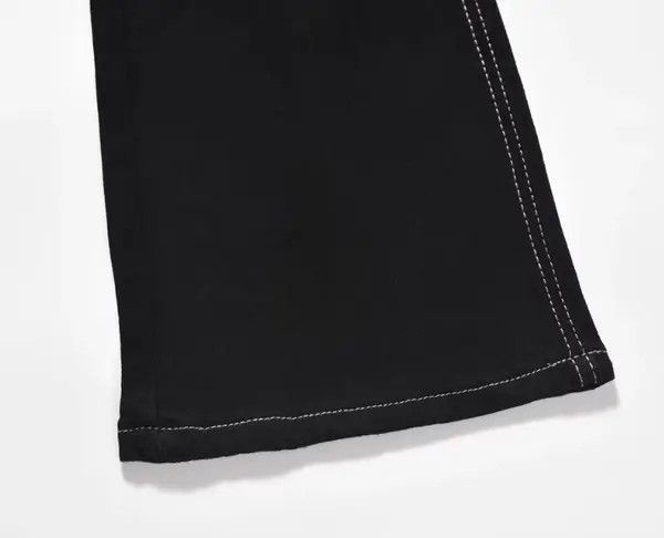Vintage American high street men's trendy patchwork flared jeans Size US 32 / EU 48 - 6 Thumbnail