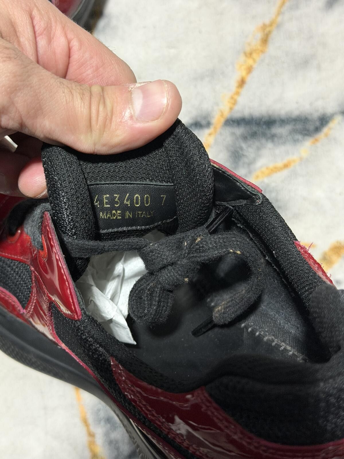 Prada Prada Americas Cup Dark Red/Black - Sz8US Size US 8 / EU 41 - 7 Thumbnail