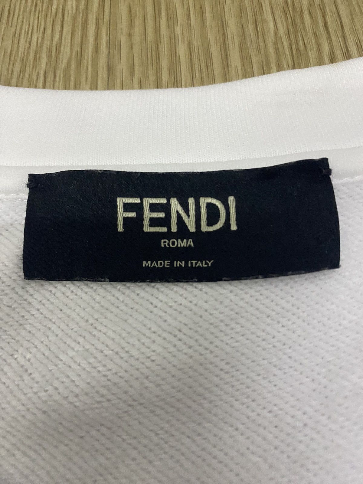 Fendi Fendi FF logo white sweatshirt Size US L / EU 52-54 / 3 - 7 Thumbnail