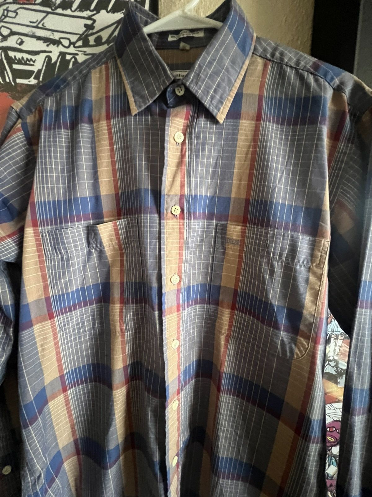 Dior Christian Dior Plaid Button Up Size US M / EU 48-50 / 2 - 2 Thumbnail