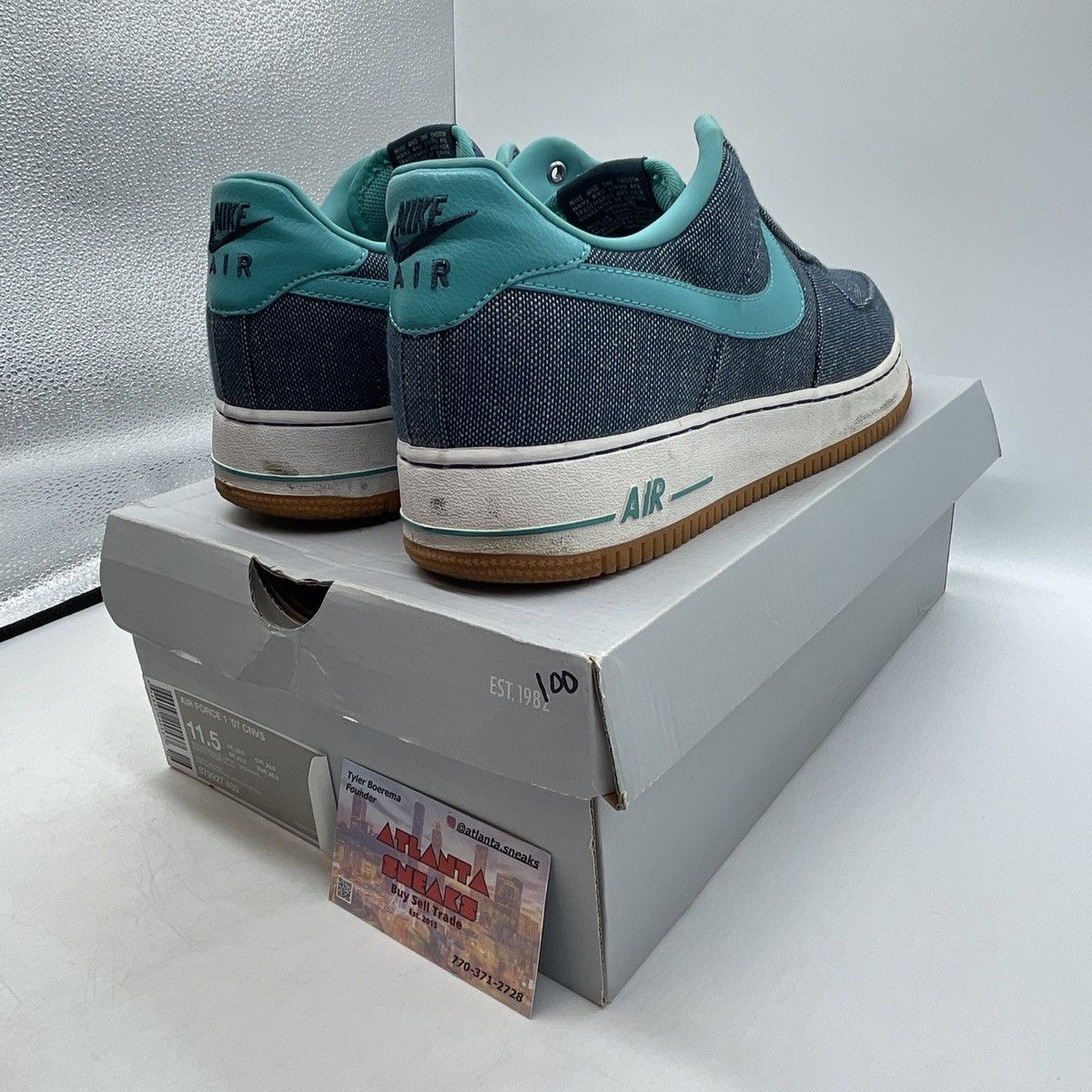 Nike Air Force 1 canvas Size US 11.5 / EU 44-45 - 5 Thumbnail