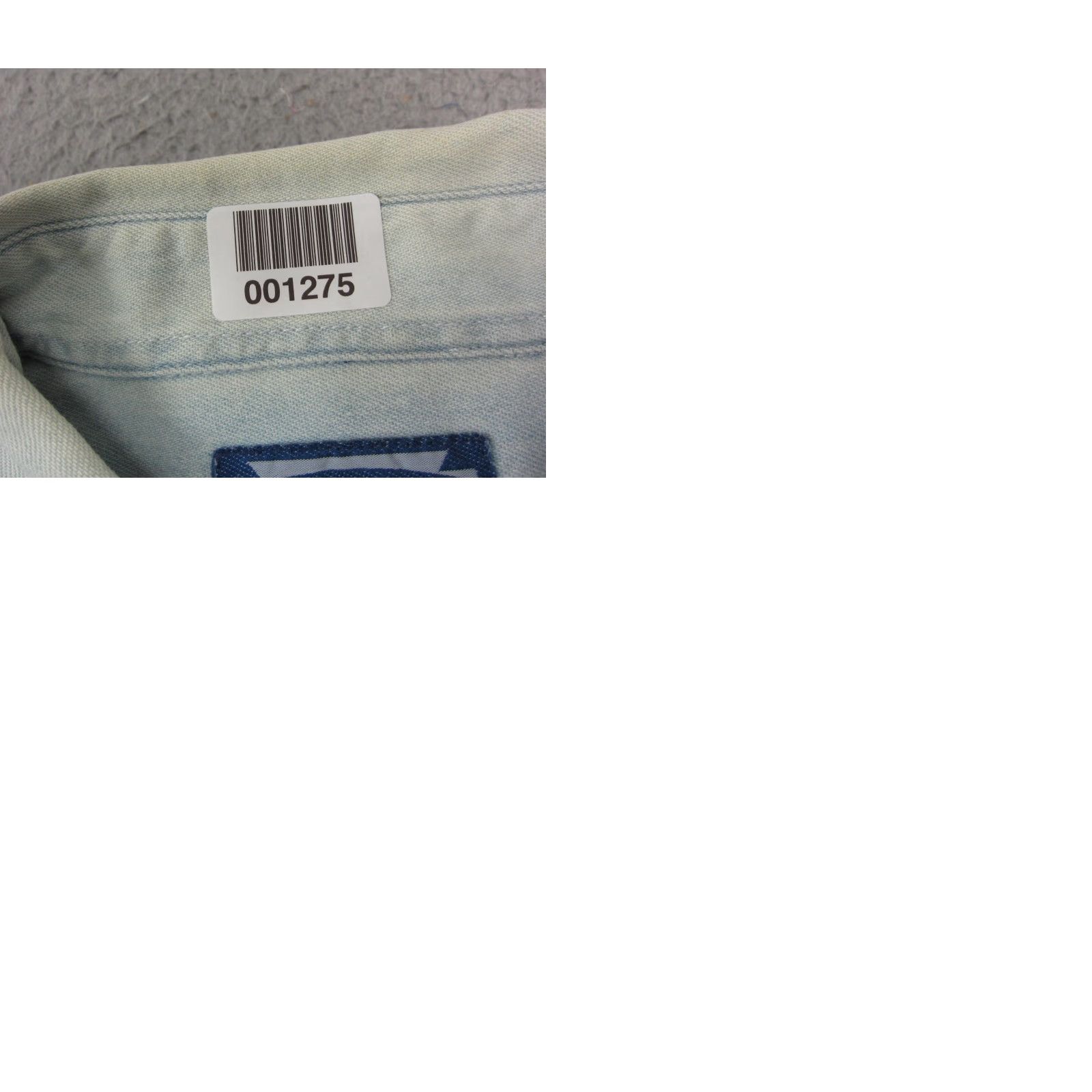 Denime VINTAGE Real Good Denim El Canelo Ranch Shirt L Blue Denim Jeans Mens Button Up Shirt Size US L / EU 52-54 / 3 - 9 Thumbnail