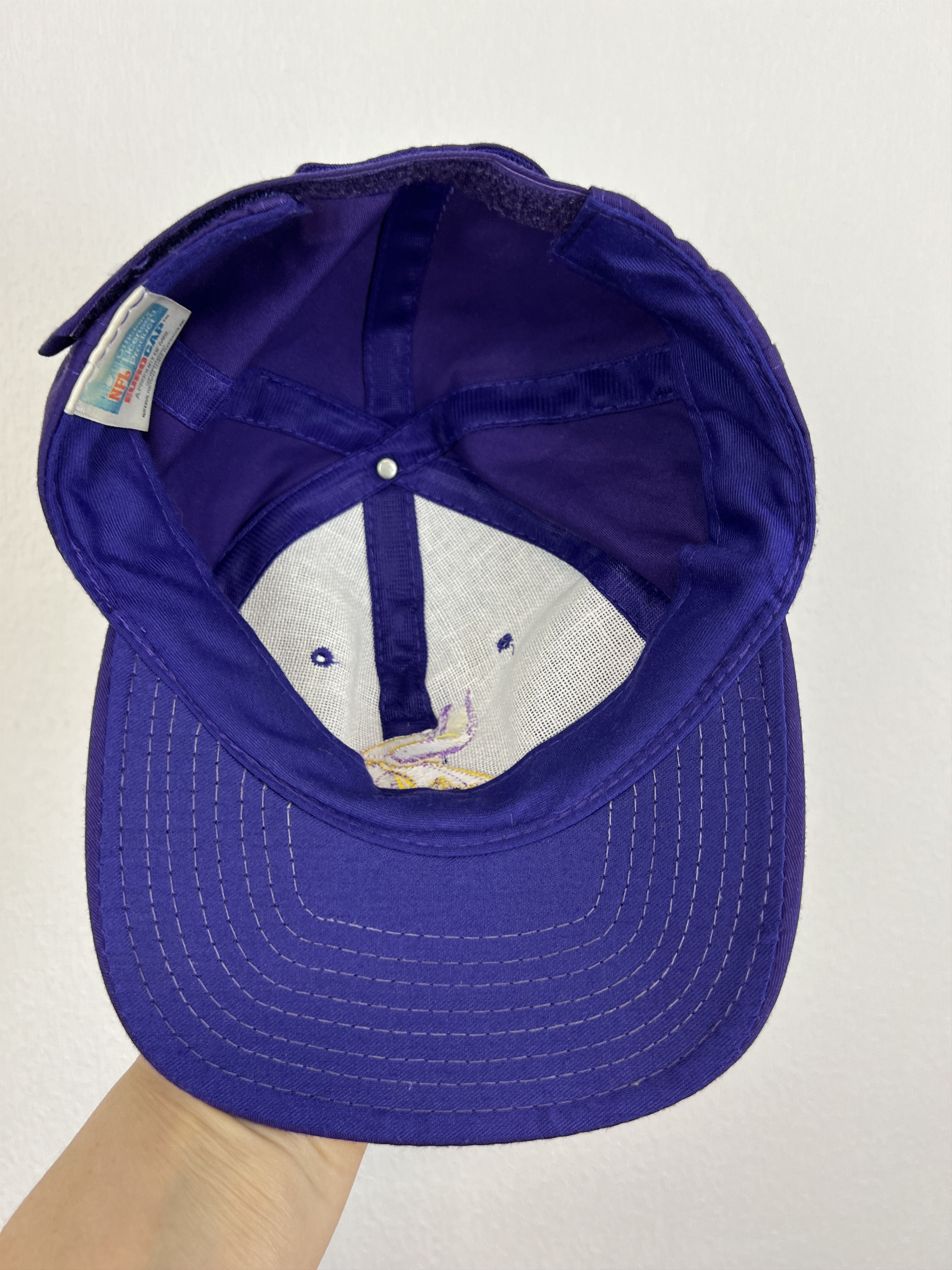 NFL Vintage 90's Minnesota Vikings Hat Cap Snapback NFL Size ONE SIZE - 8 Thumbnail