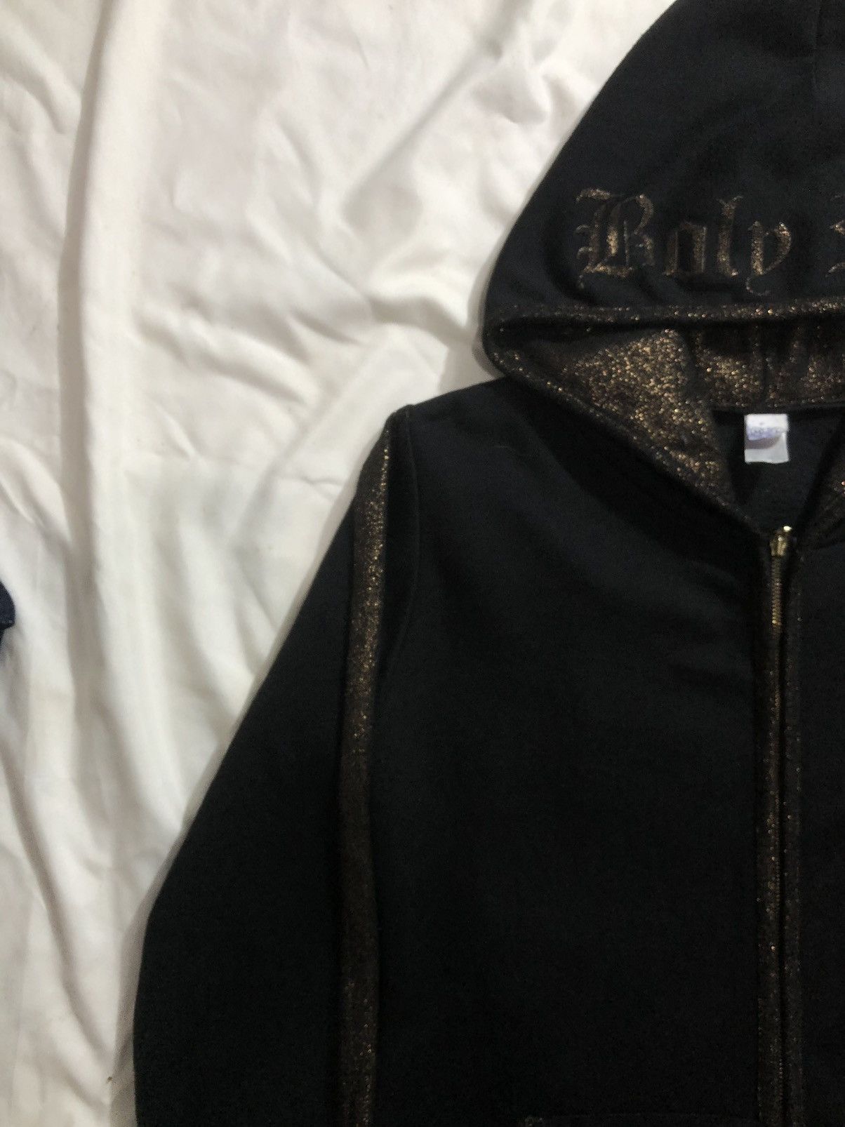 Hysteric Glamour Poem Gold Black Boly Bom Zipp Hoodie LGB Style Size US M / EU 48-50 / 2 - 4 Thumbnail