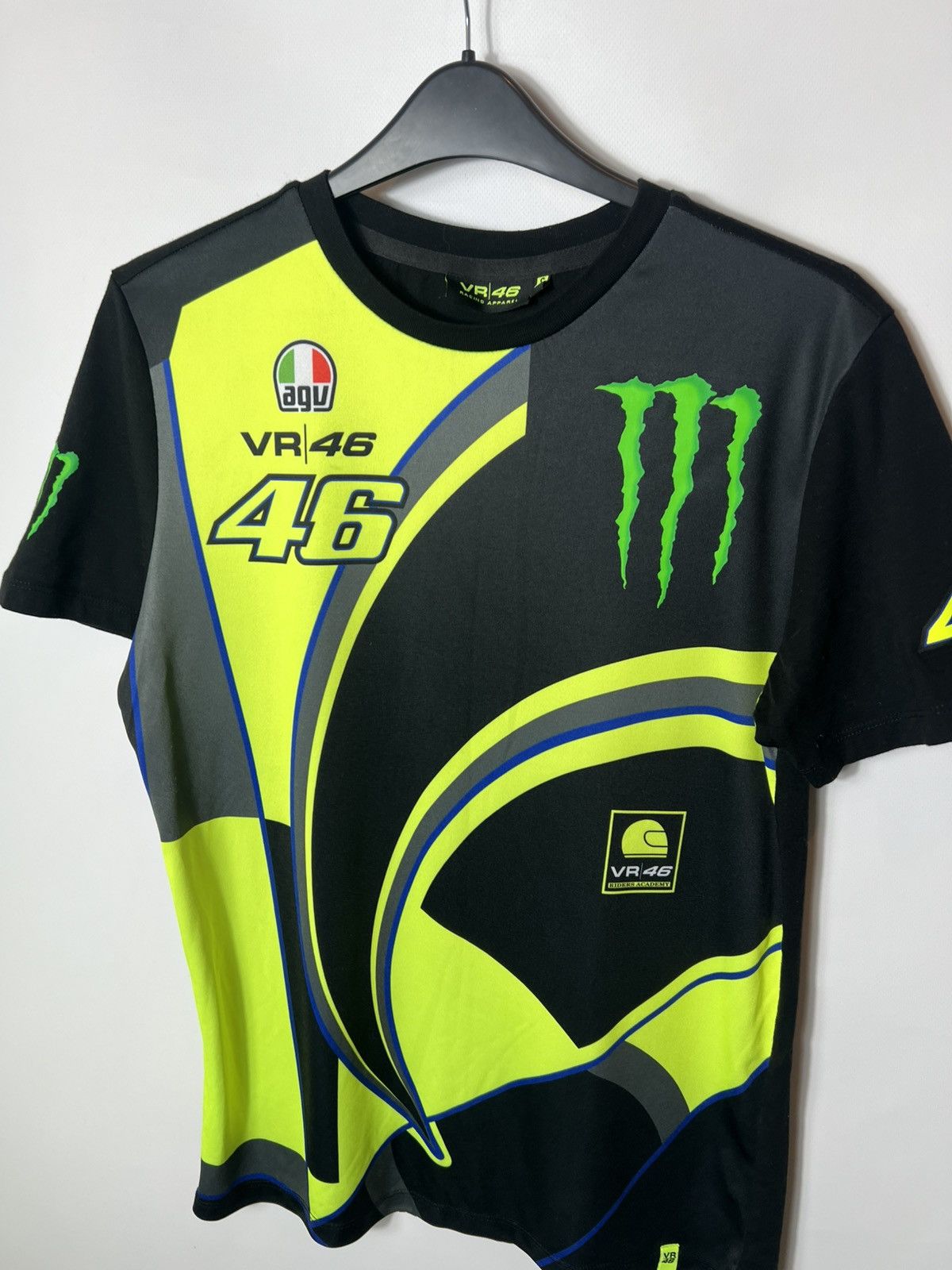 Yamaha MOTO GP YAMAHA MONSTER ENEGRY RACING VALENTINO ROSSI #46 TEE Size US S / EU 44-46 / 1 - 3 Thumbnail