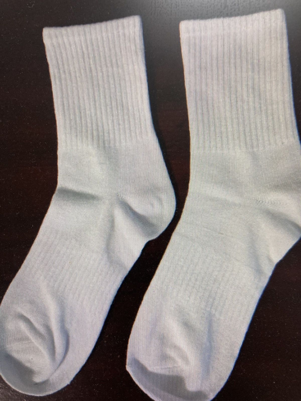 Other Unisex white socks Size ONE SIZE - 1 Preview