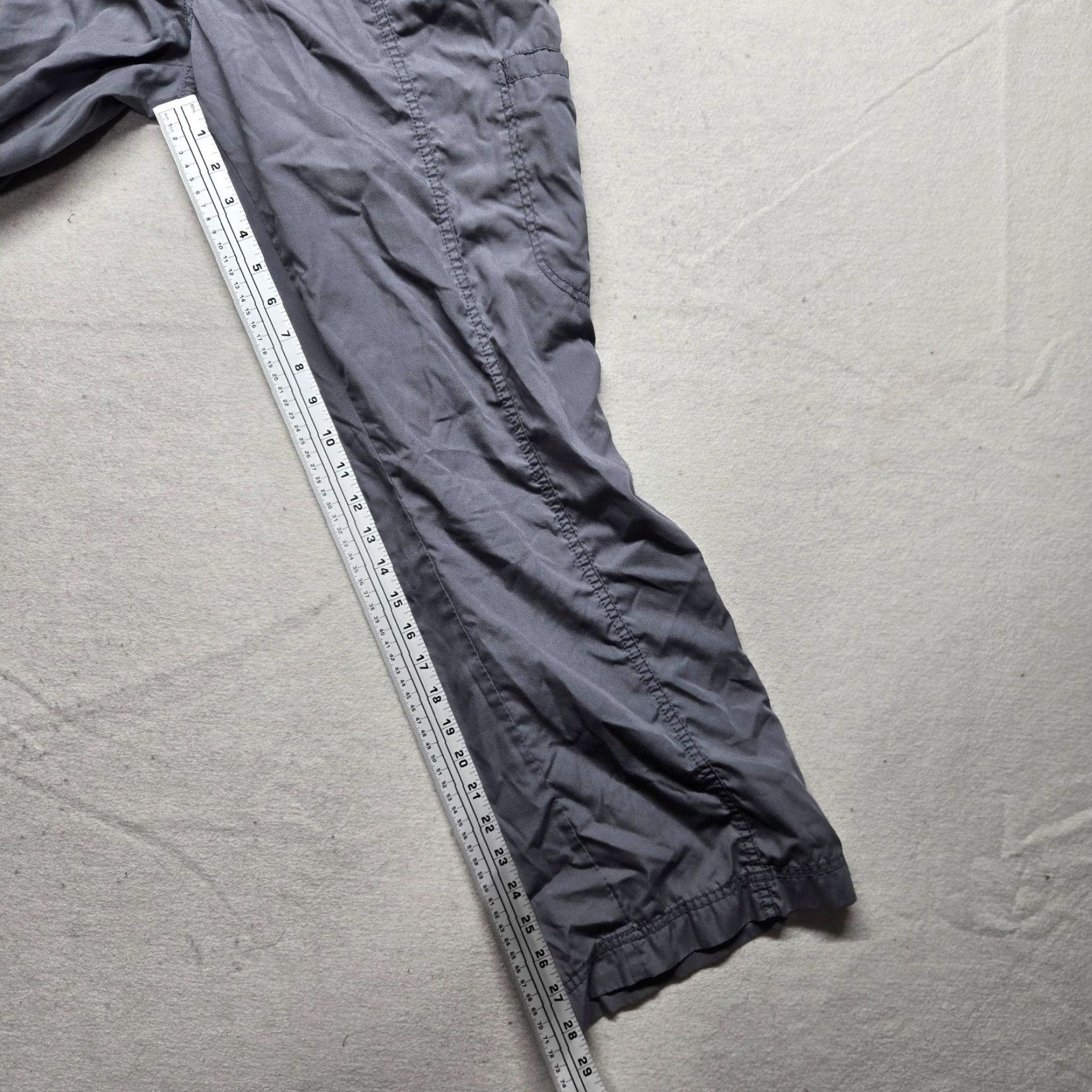 J Brand Peaches Gray Scrub Pants Solid Pockets Adult Large Women L - Pants, Scrub, Medical, Gray, Peaches, Women, Large Size US 33 - 7 Thumbnail