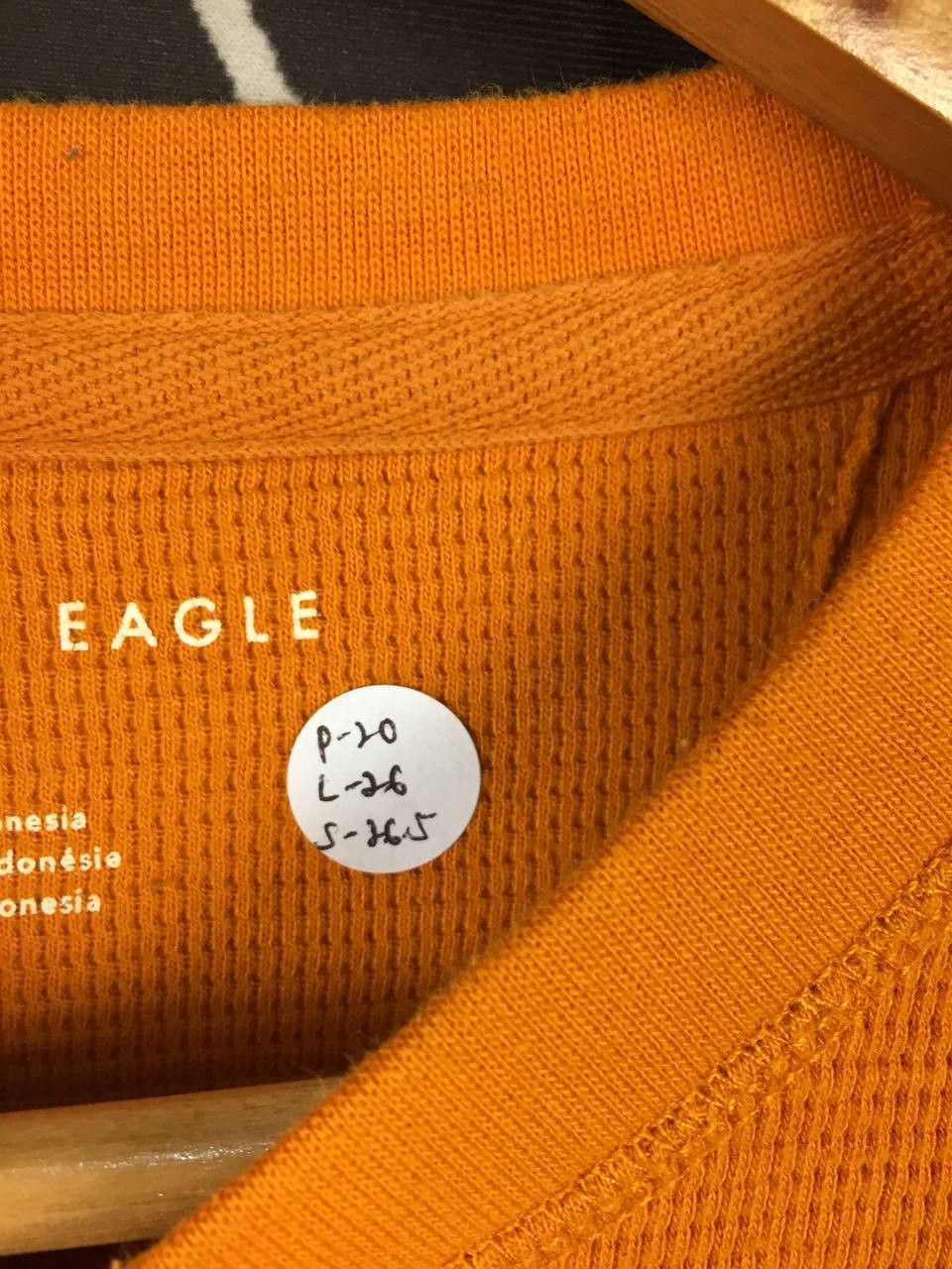 American Eagle Outfitters American Eagle Waffle Knit Thermal Henley Long Sleeve Tee Size US S / EU 44-46 / 1 - 9 Thumbnail