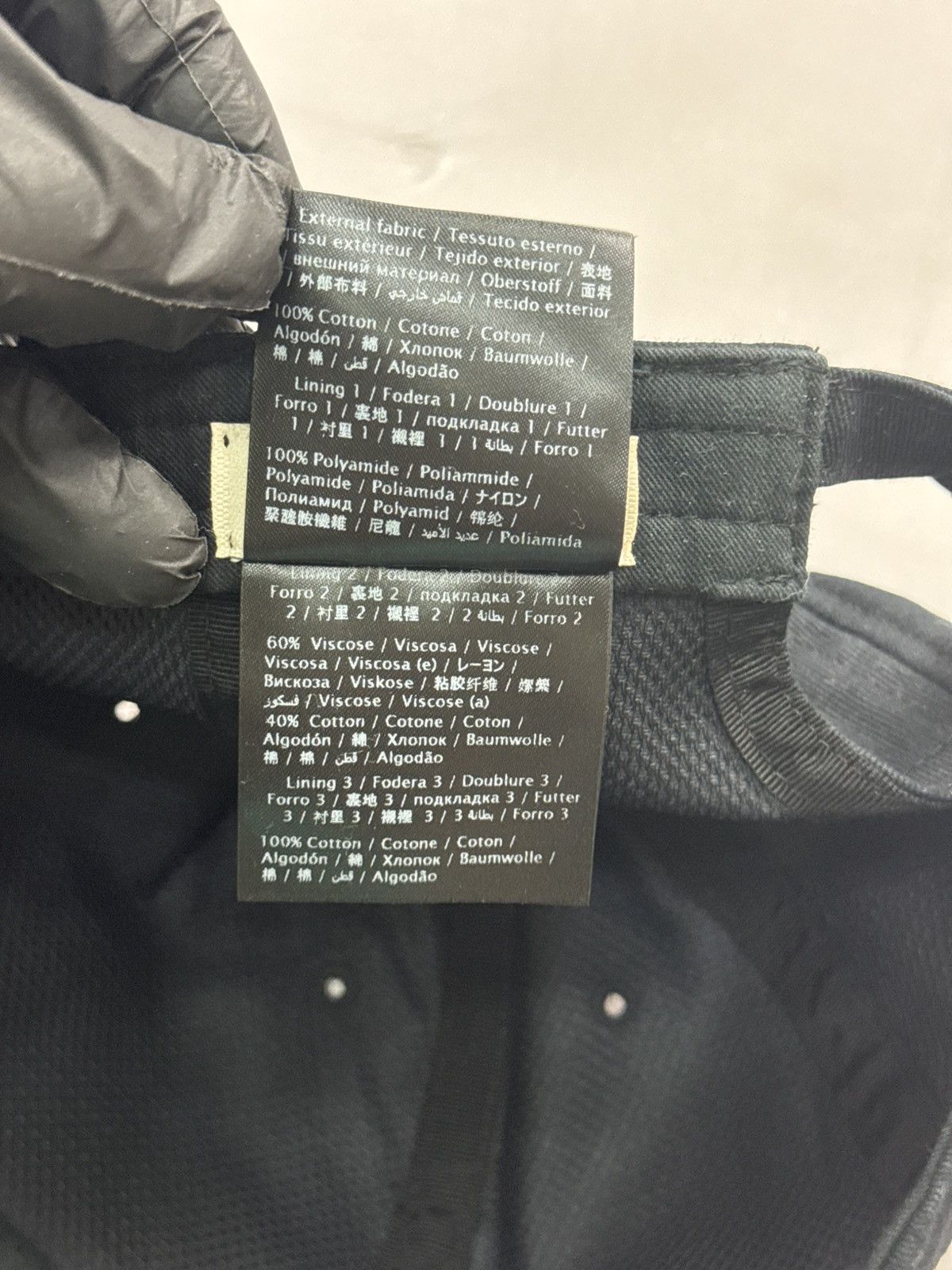 Undercover × Valentino Ss20 Undercover x Valentino V Face Hat(Black/OS) Size ONE SIZE - 9 Thumbnail