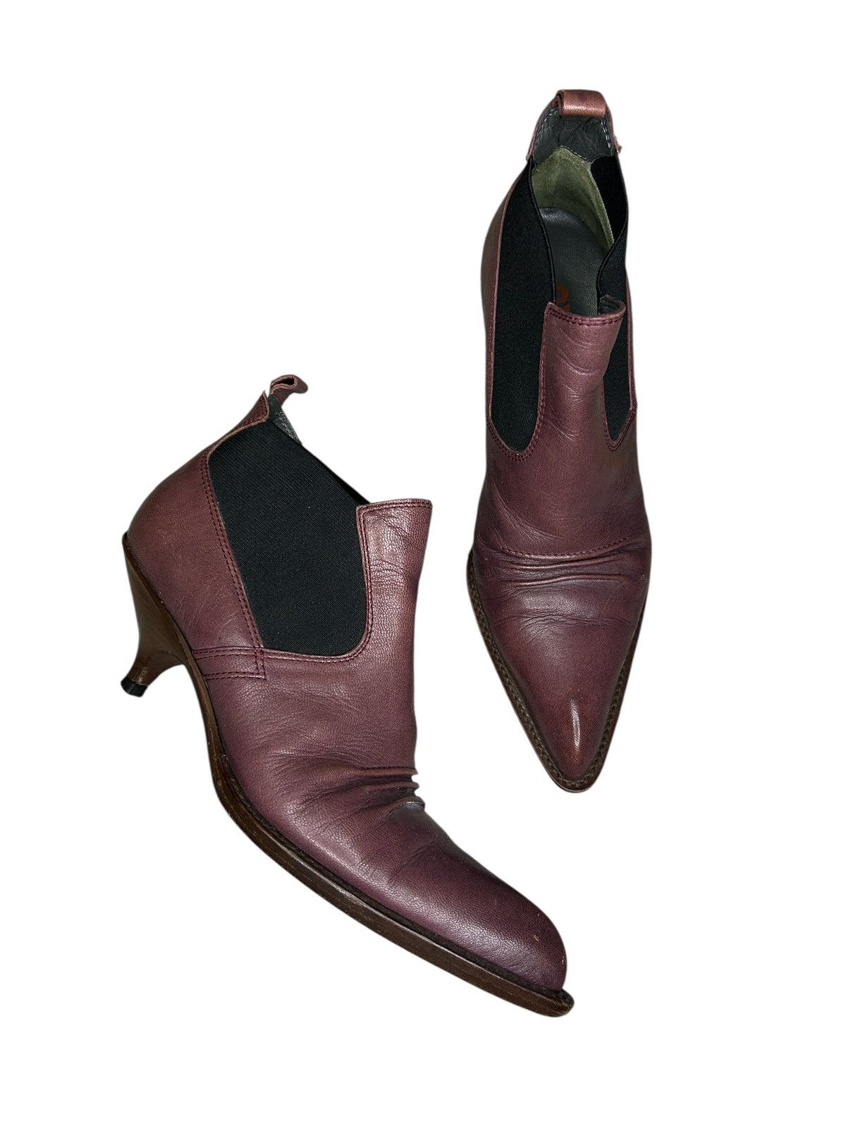 Miu Miu S/S 99 Kitten Heel Bootie Size US 4 / IT 34 - 1 Thumbnail