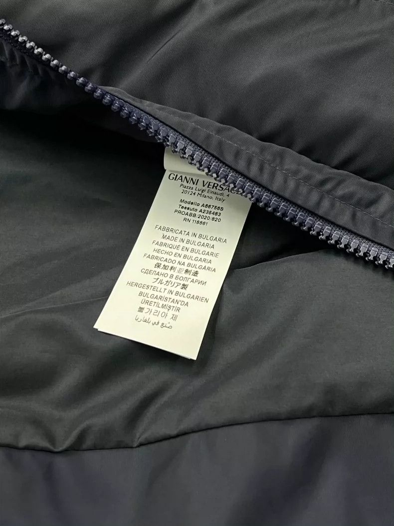 Versace Versace Leather label small logo trench coat on the back Size US XXL / EU 58 / 5 - 7 Thumbnail
