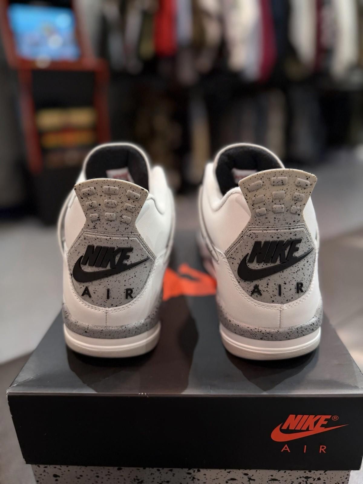 Jordan Brand Size 9.5 - Air Jordan 4 Retro Summit White Cement FV5029-100 Size US 9.5 / EU 42-43 - 4 Thumbnail