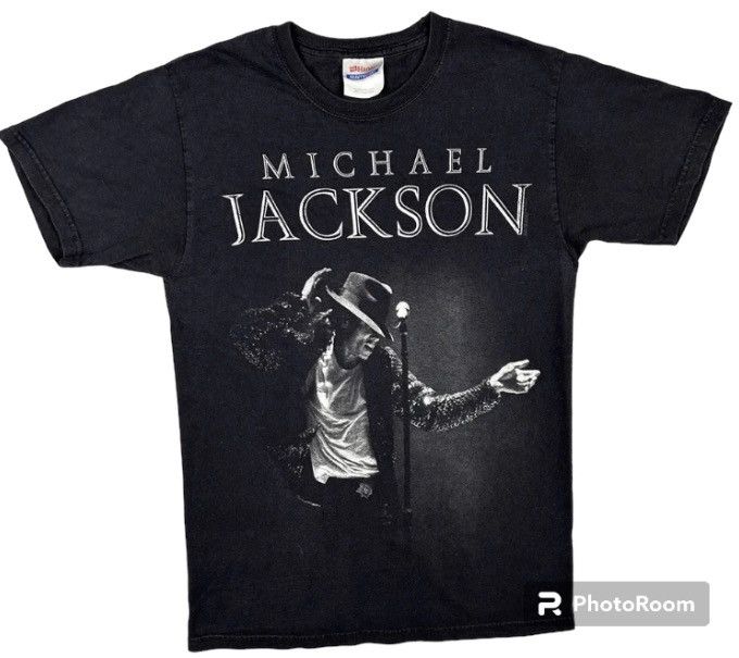 image of Hanes 2009 Michael Jackson Tee in Black, Women's (Size Small)