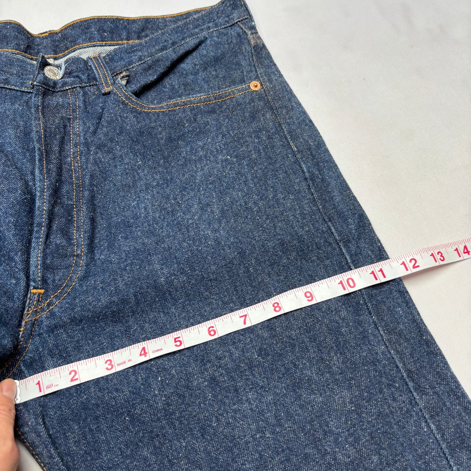Levi's × Vintage Vintage 90s Levi's 501 XX Straight Leg Jeans 35x31 (31x28) Size US 31 - 5 Thumbnail