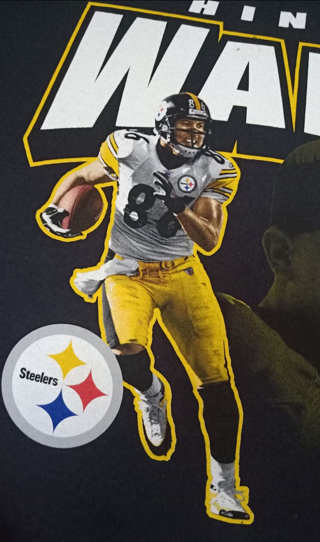 NFL × basketcase gallery Vintage Hines Ward NFL Pittsburgh Steelers T-shirt Size US XL / EU 56 / 4 - 7 Thumbnail