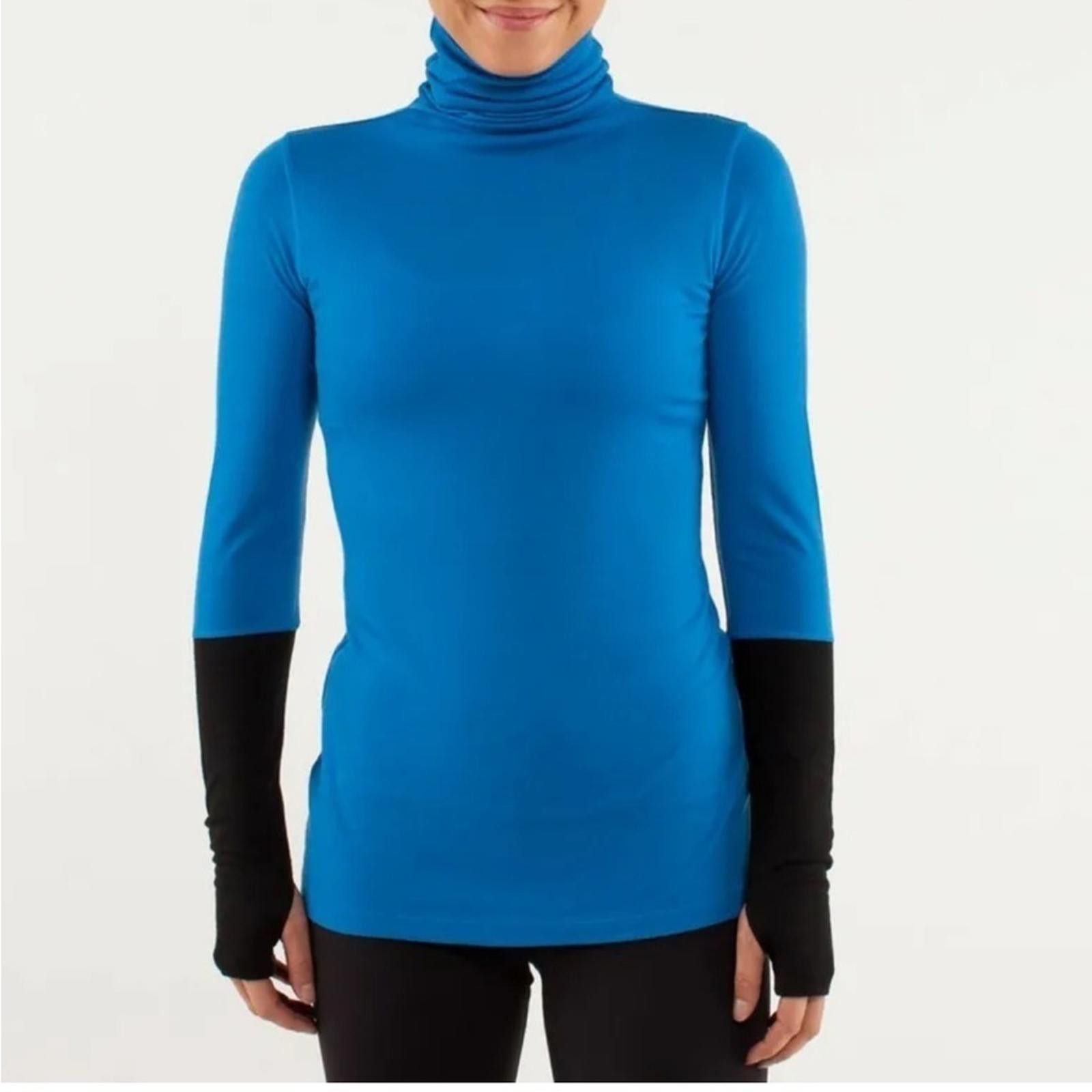Lululemon lululemon athletica Vibrant Blue Long Sleeve Top Size M / US 6-8 / IT 42-44 - 1 Thumbnail