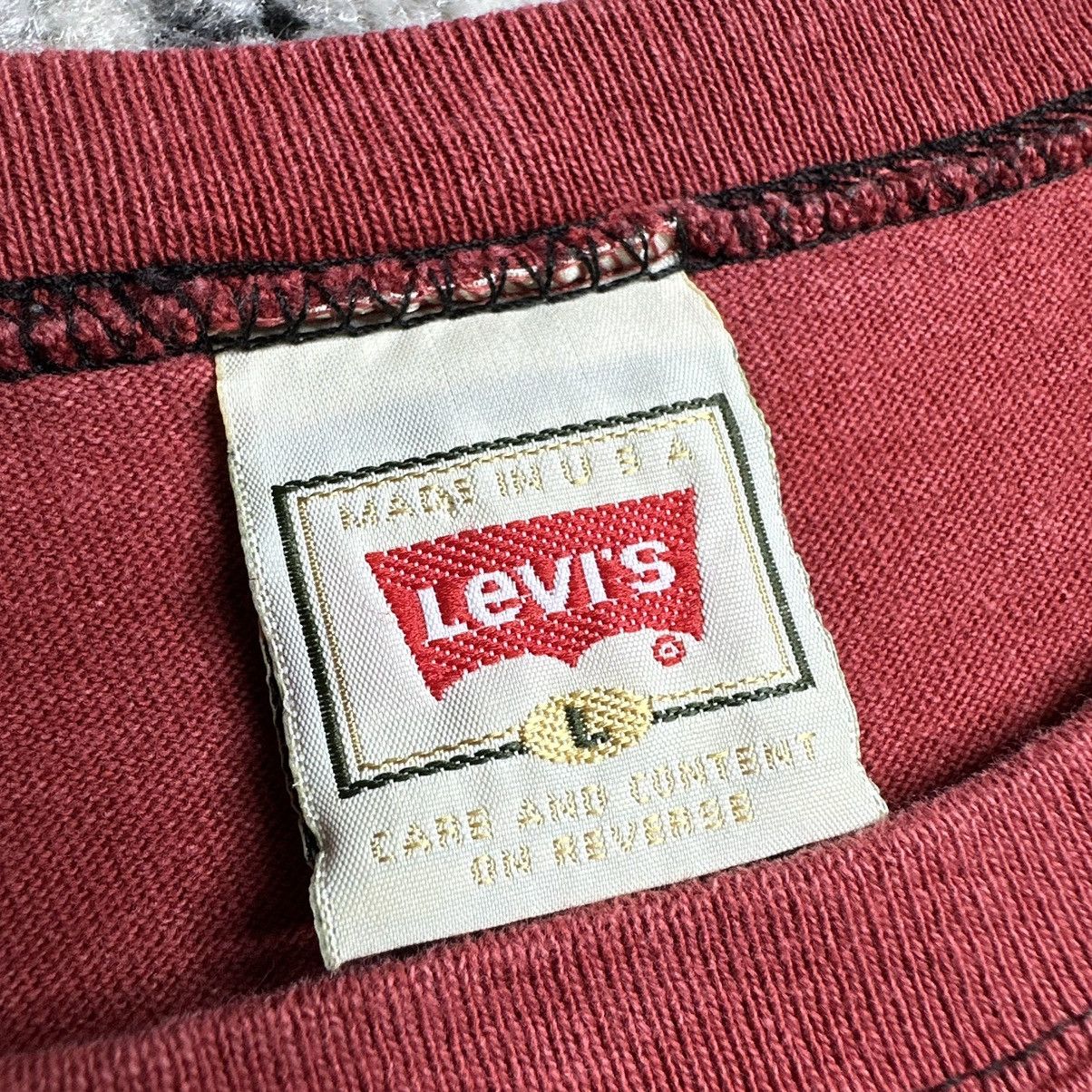Levi's Levi’s Levis 1995 Vintage Made in USA Streetwear T-shirt Size US L / EU 52-54 / 3 - 5 Thumbnail