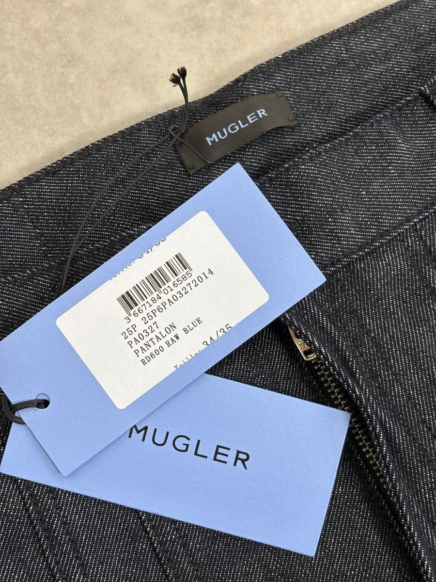 Mugler AW2025 Mugler Spiral Baggy Raw Blue Jeans Size US 34 / EU 50 - 11 Thumbnail