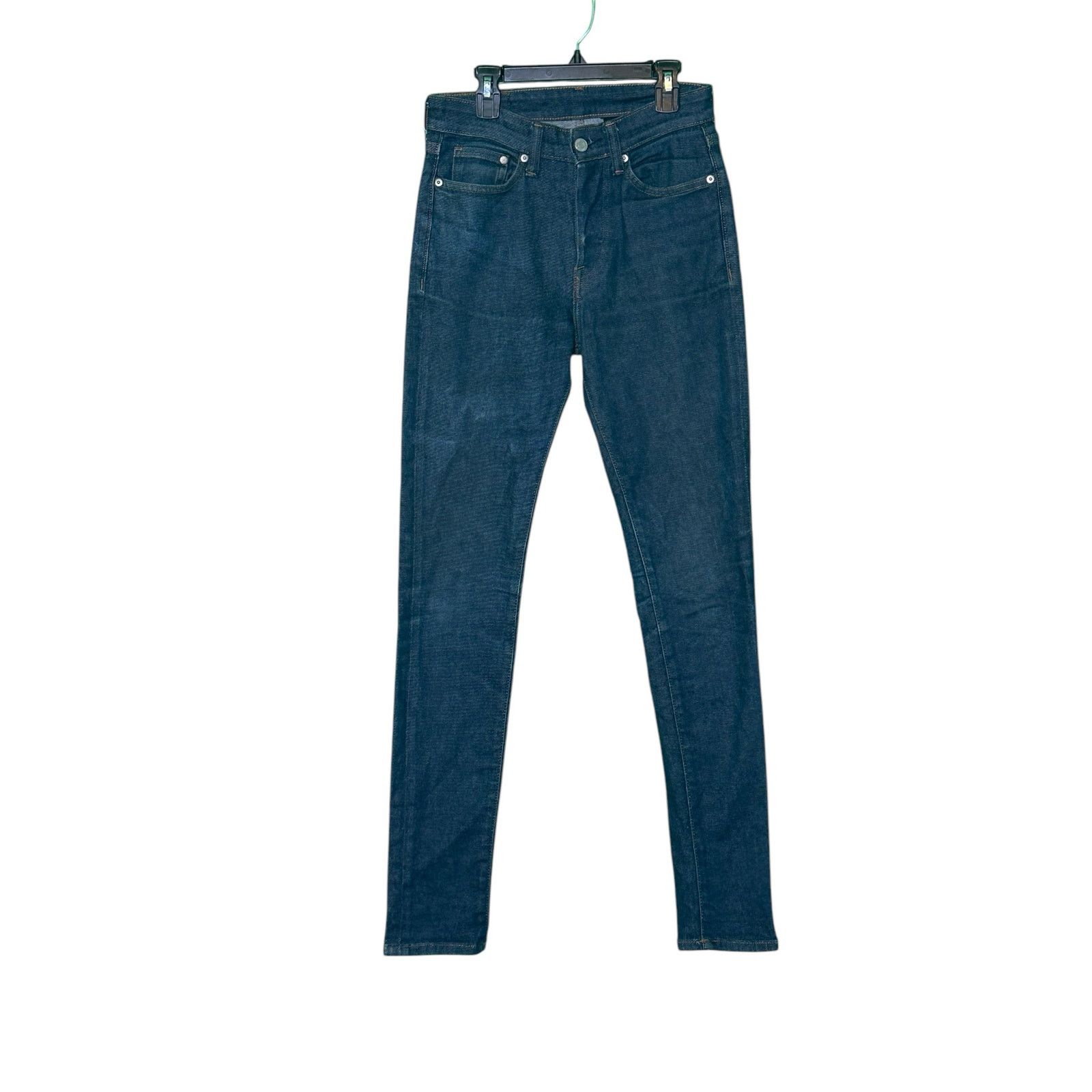 H&M H&M Denim blue dark wash skinny jeans size 28 Size 27" / US 4 / IT 40 - 8 Thumbnail