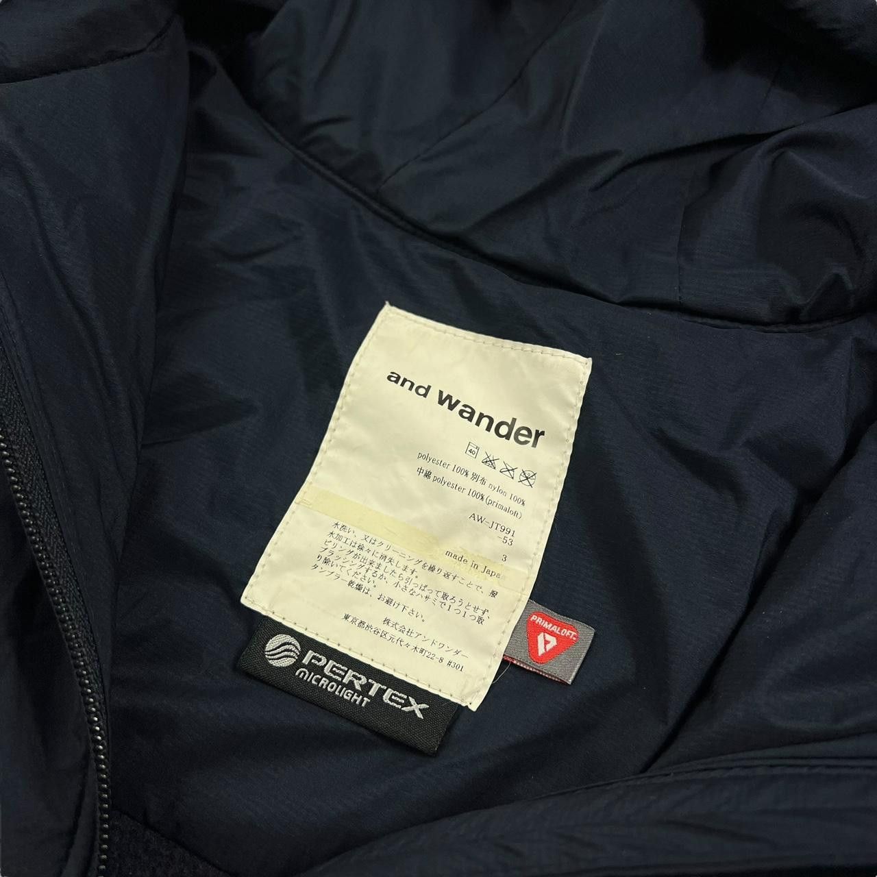 And Wander And Wander Hooded Fleece Jacket Blue - Size 3 ( Medium ) Size US M / EU 48-50 / 2 - 6 Thumbnail