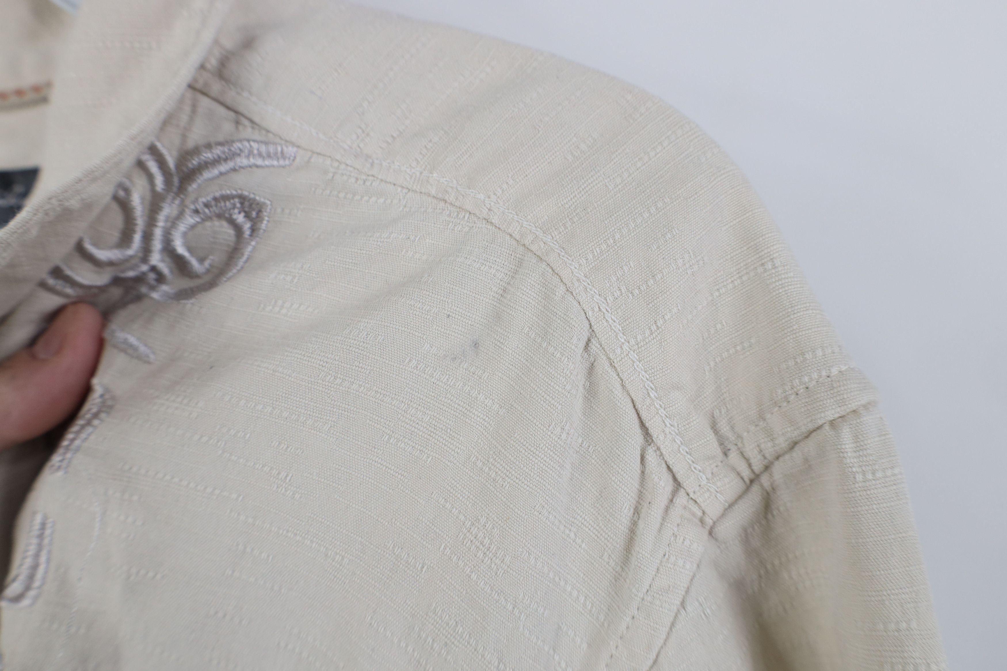Quiksilver Vintage Quiksilver Surfing Silk Tribal Camp Button Shirt Size US M / EU 48-50 / 2 - 5 Thumbnail