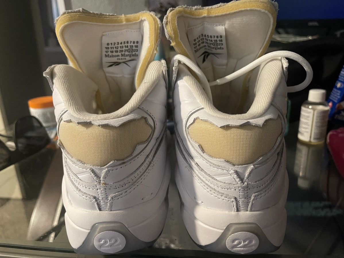 Maison Margiela × Reebok 2022 Maison Margiela x Question Mid ‘Memory Off -White Size US 8 / EU 41 - 4 Thumbnail