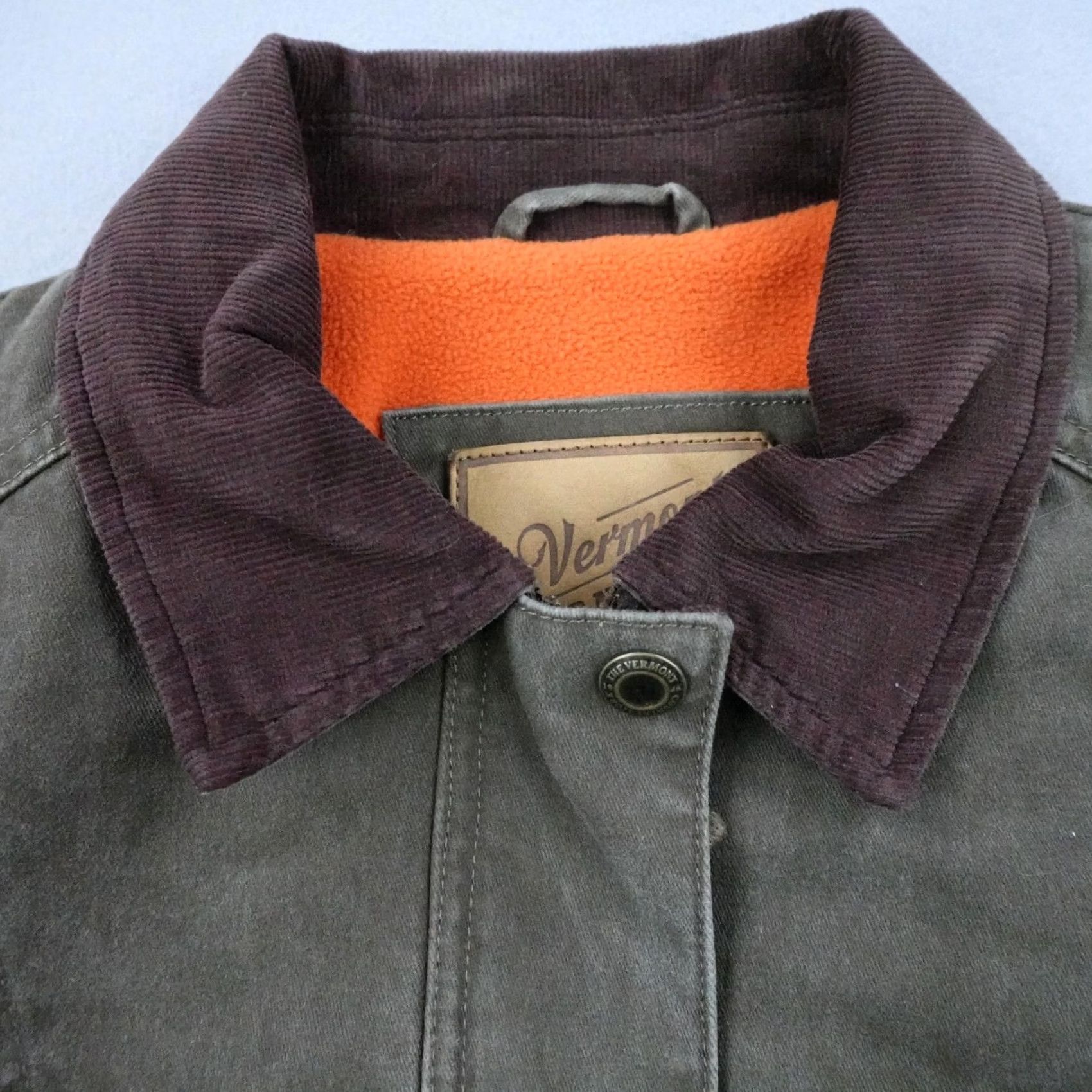 Vintage Vermont Barn Coat Jacket Womens Medium Green Fleece Lined Field Chore Jacket Size M / US 6-8 / IT 42-44 - 2 Thumbnail