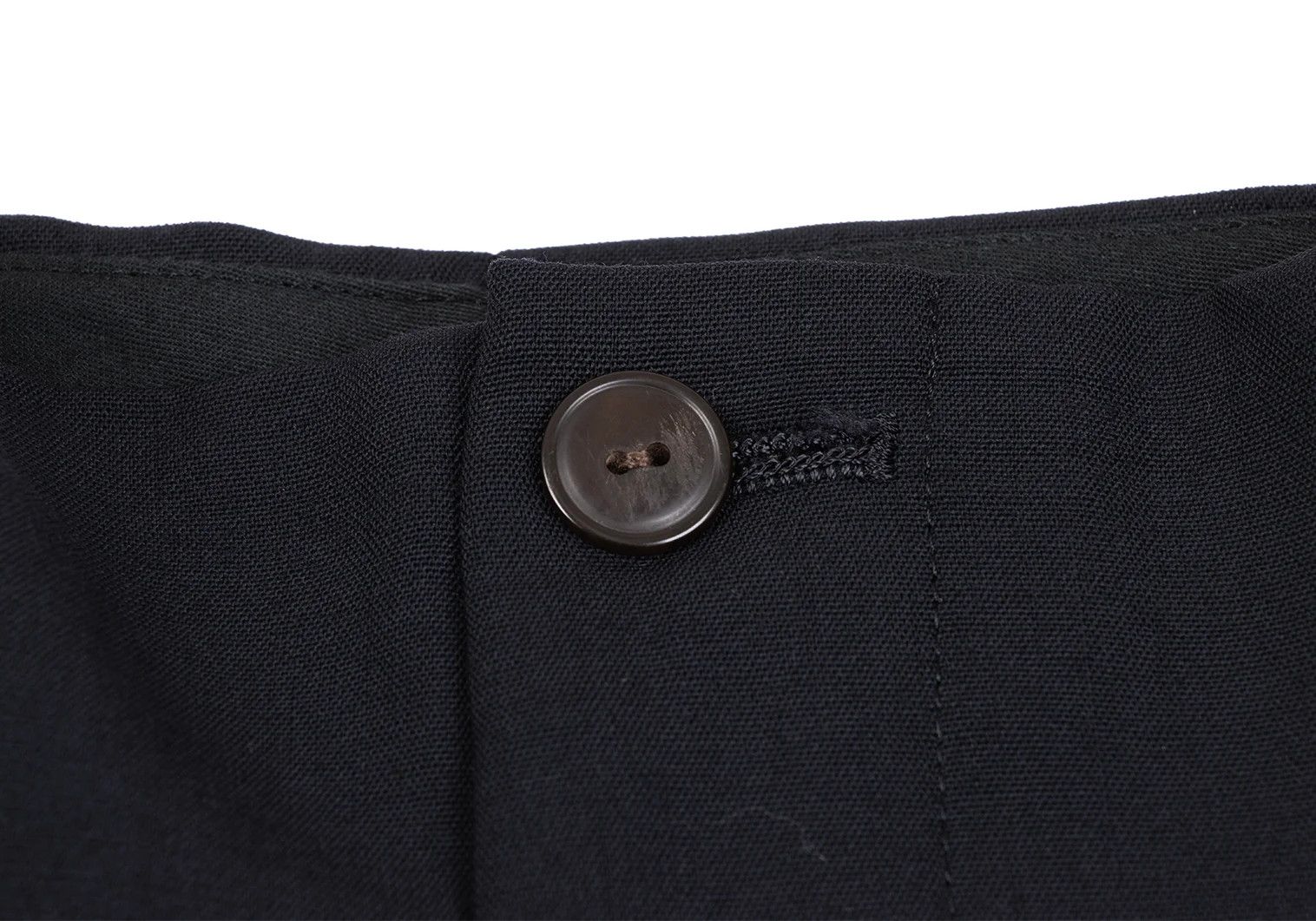 Jean Paul Gaultier Wool Tuck Pants in Navy, Size 48 Size US 32 / EU 48 - 4 Thumbnail