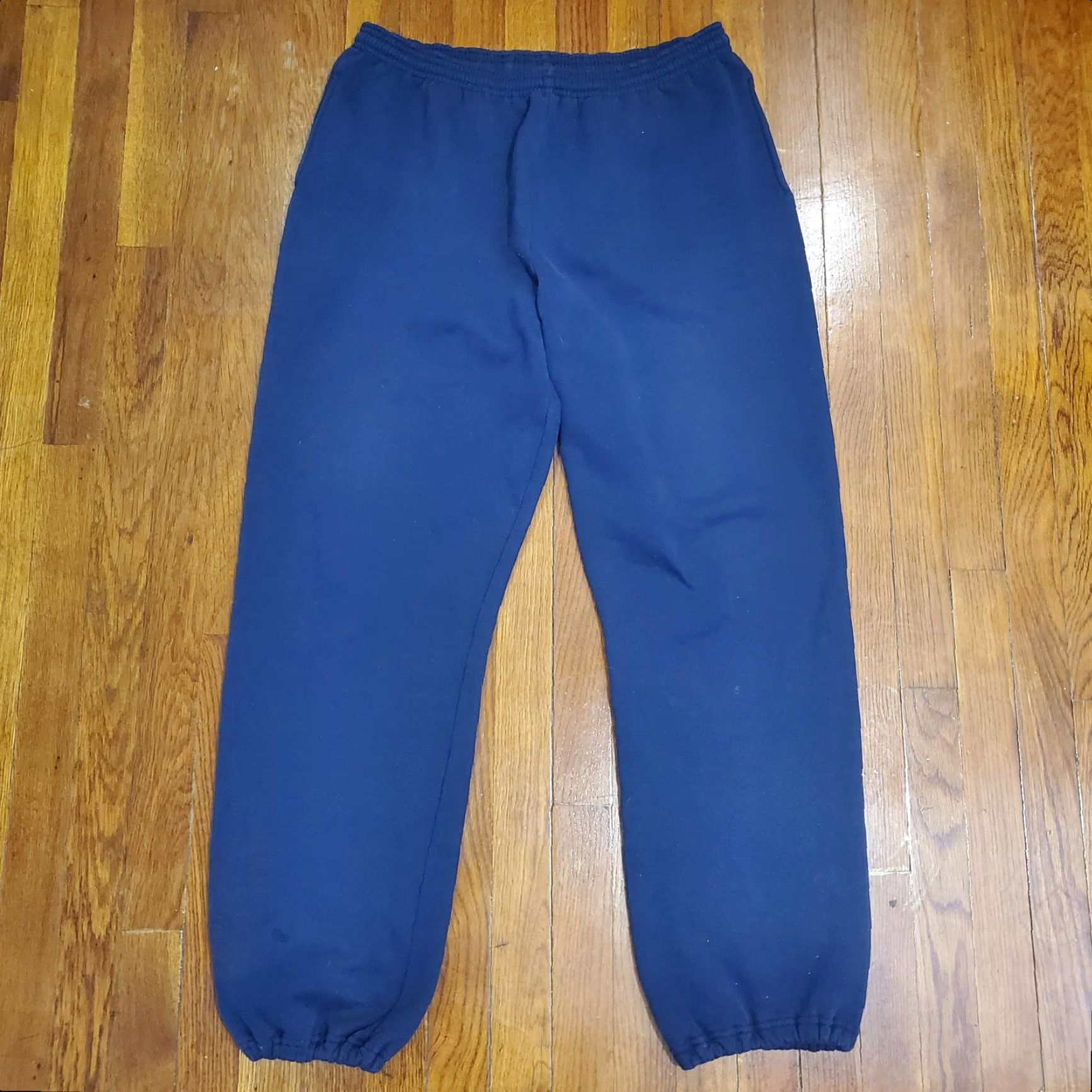 Russell Athletic Russell Athletic Sweatpants Mens XL Navy Blue Fleece Joggers Elastic Cuffs Elastic Waist Pockets Traditional Style Size US 36 / EU 52 - 4 Thumbnail