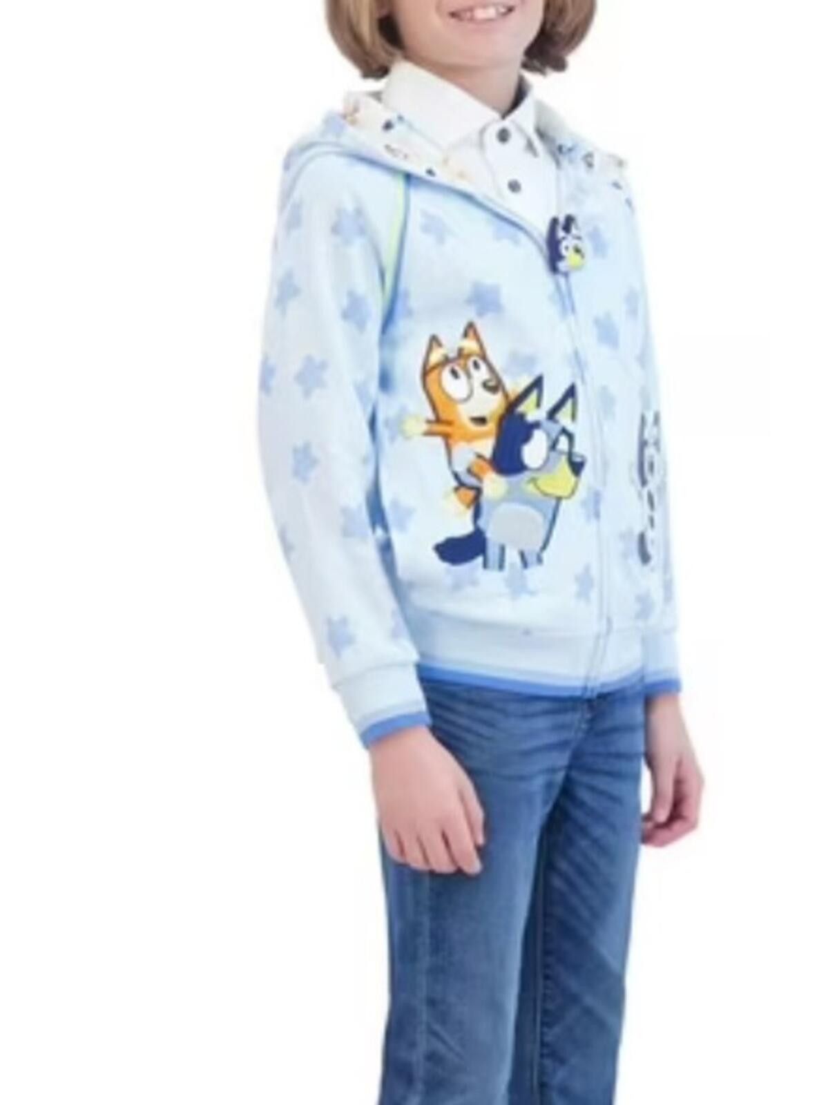 Blue Blue Japan Bluey / Character Zip Hoodie / Boys Size 5 Size US XXS / EU 40 - 4 Thumbnail