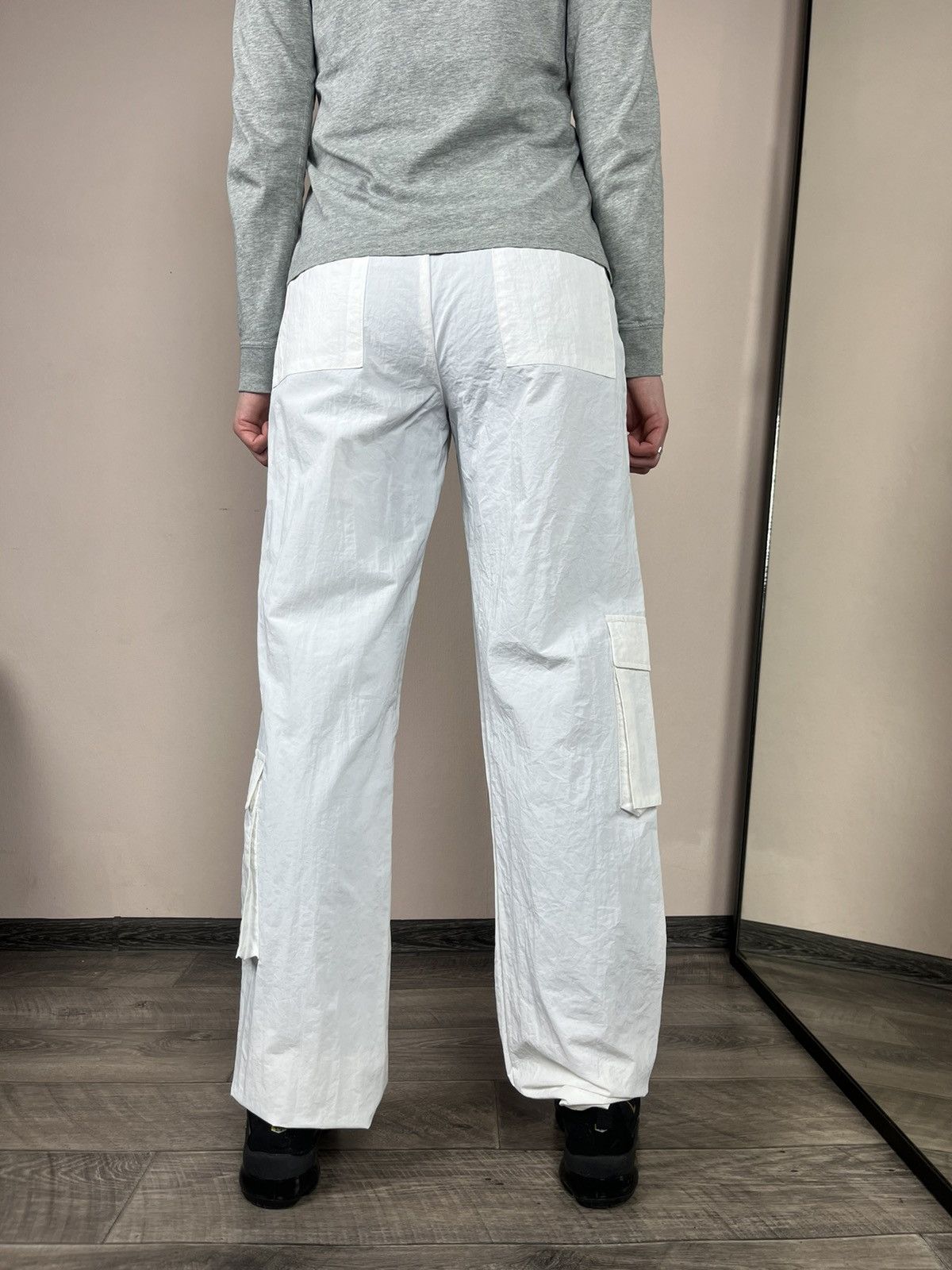 Other LE GER by Lena Gercke Cargo Multipocket White Pants Size 28" / US 6 / IT 42 - 2 Thumbnail