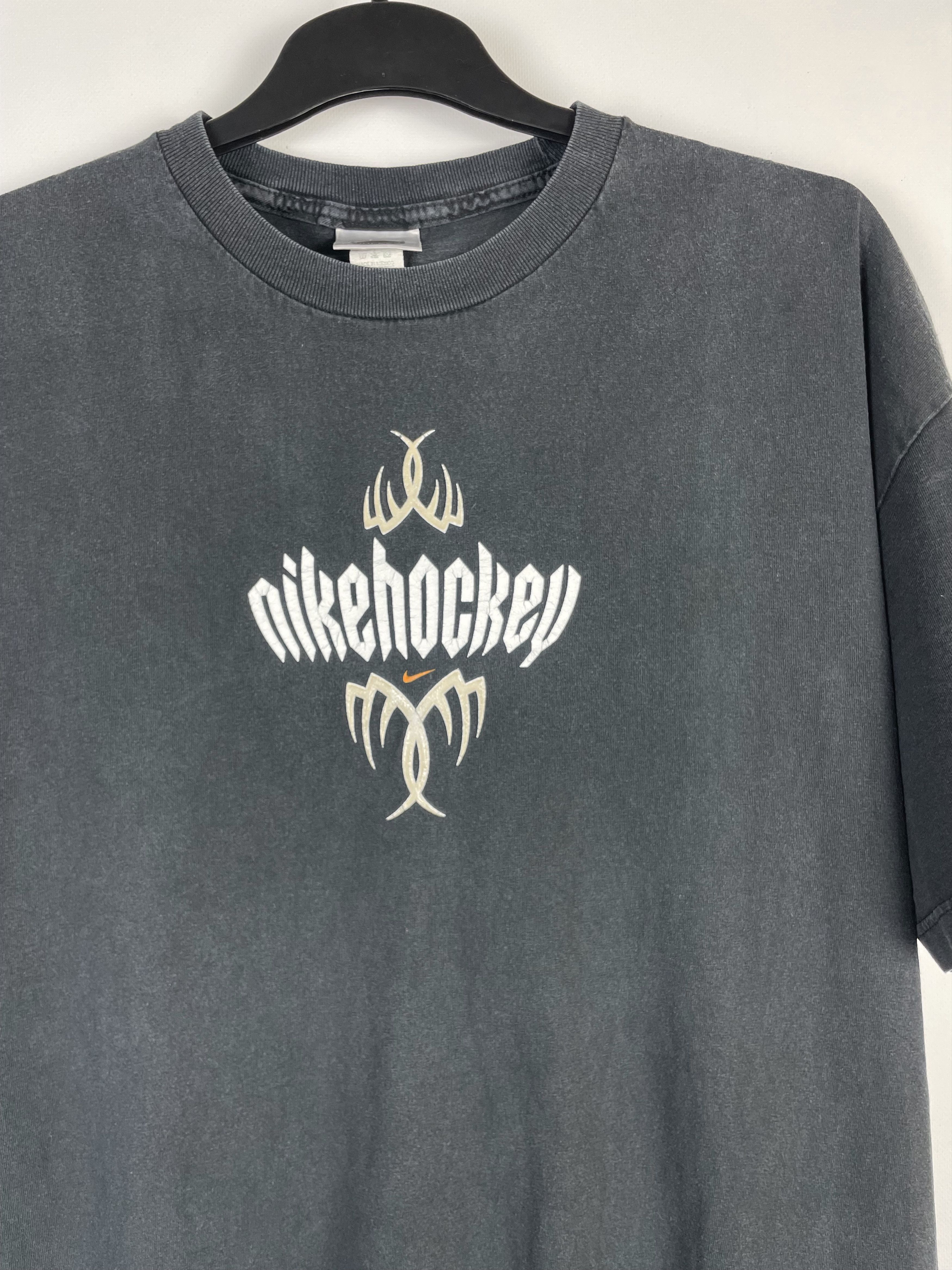 NHL Vintage Y2K Nike Hockey Chrome Harley Tee Size US XL / EU 56 / 4 - 5 Thumbnail